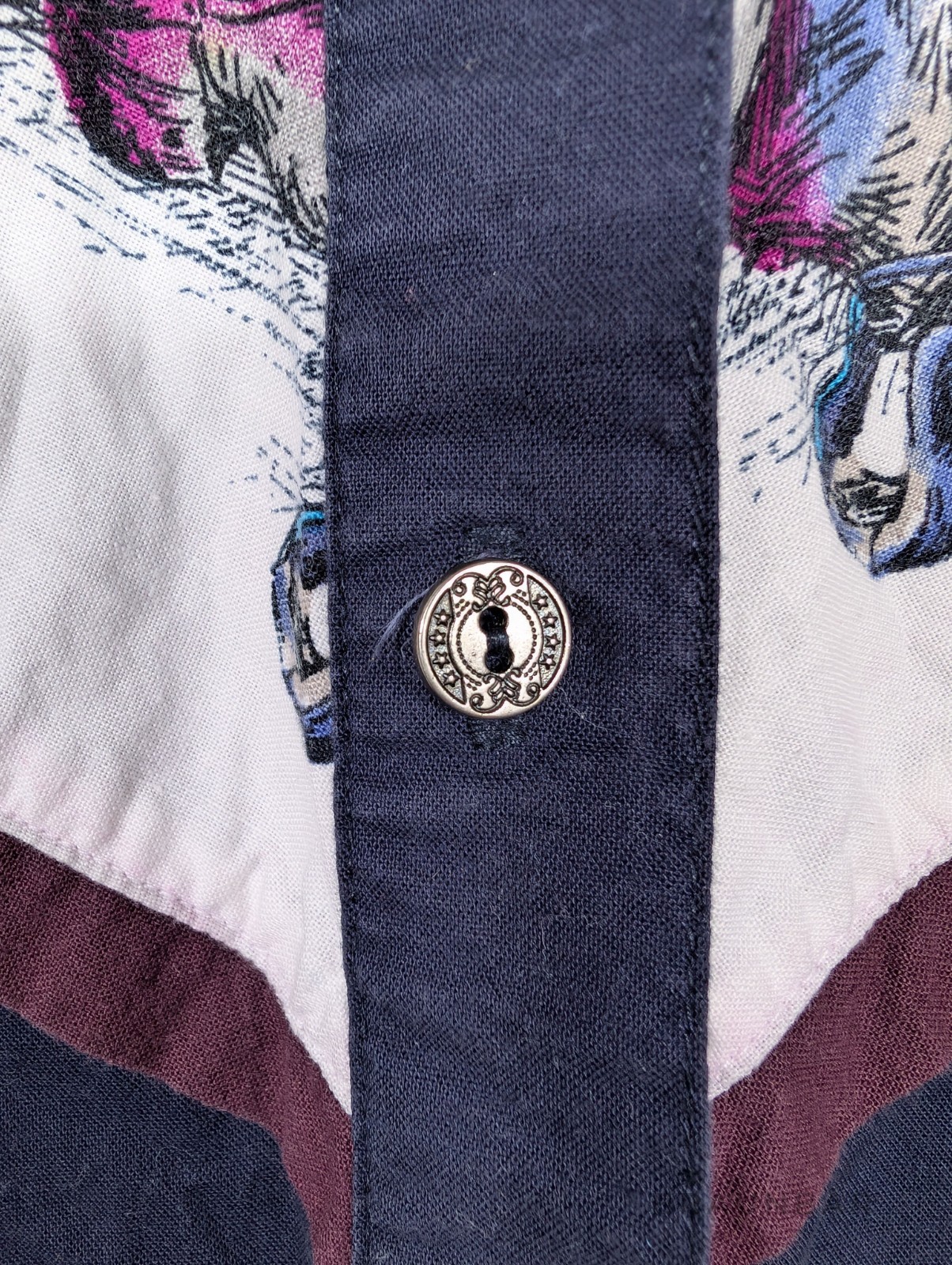 Vintage Cowgirls Rodeo Association Western Shirt-Retro Roper Style Women´s