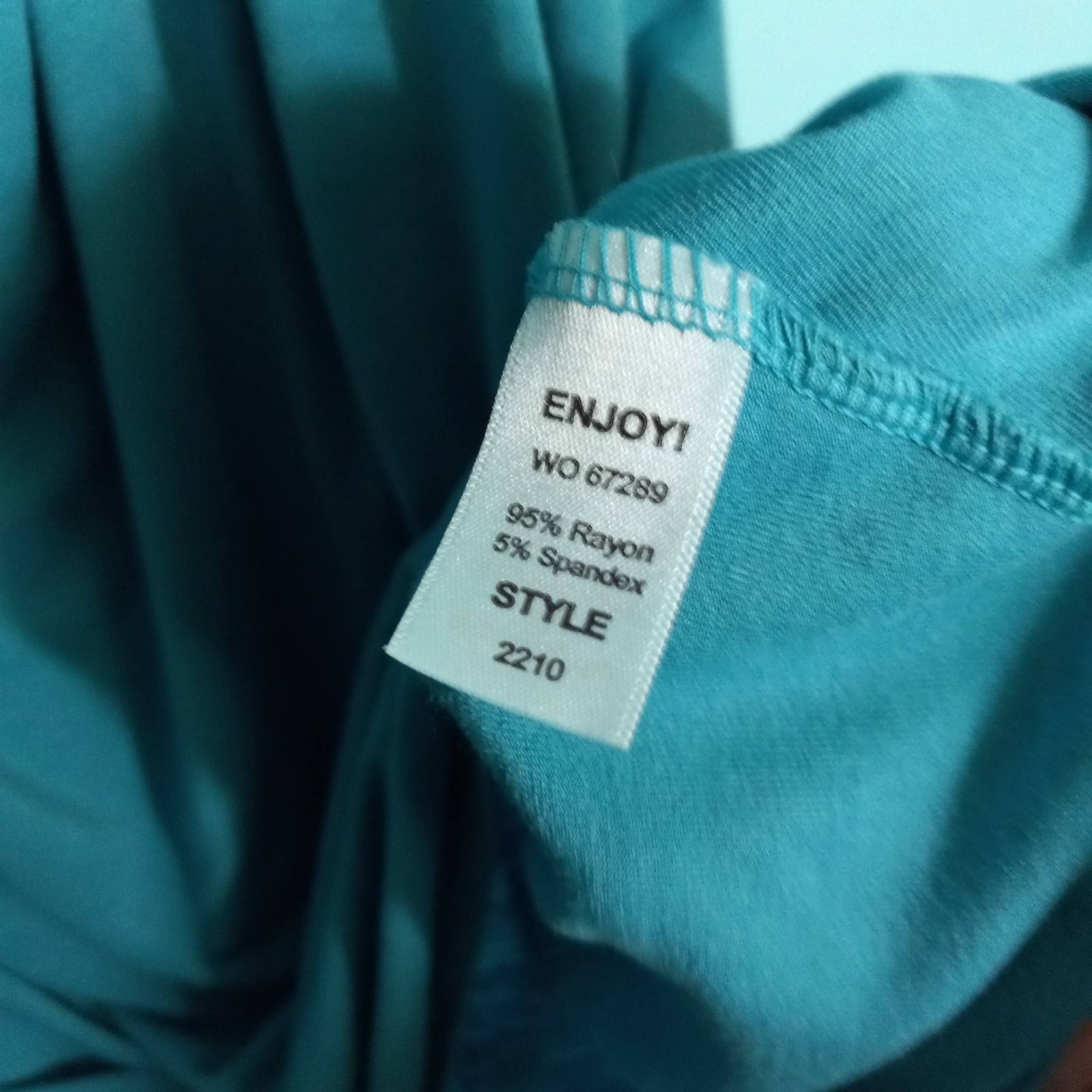 Michael Stars Top – One Size S M L Cowl Neck Tank Turquoise Blue Modern Party VG