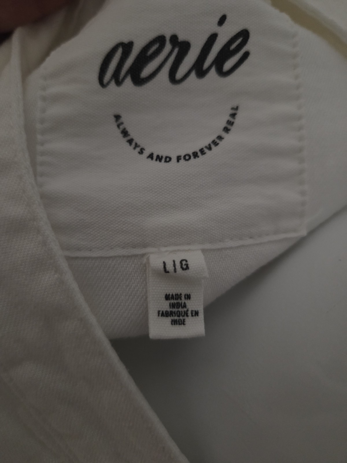 Textured military Aerie greenBrand and LineCotton fabric. Women’s/ L.