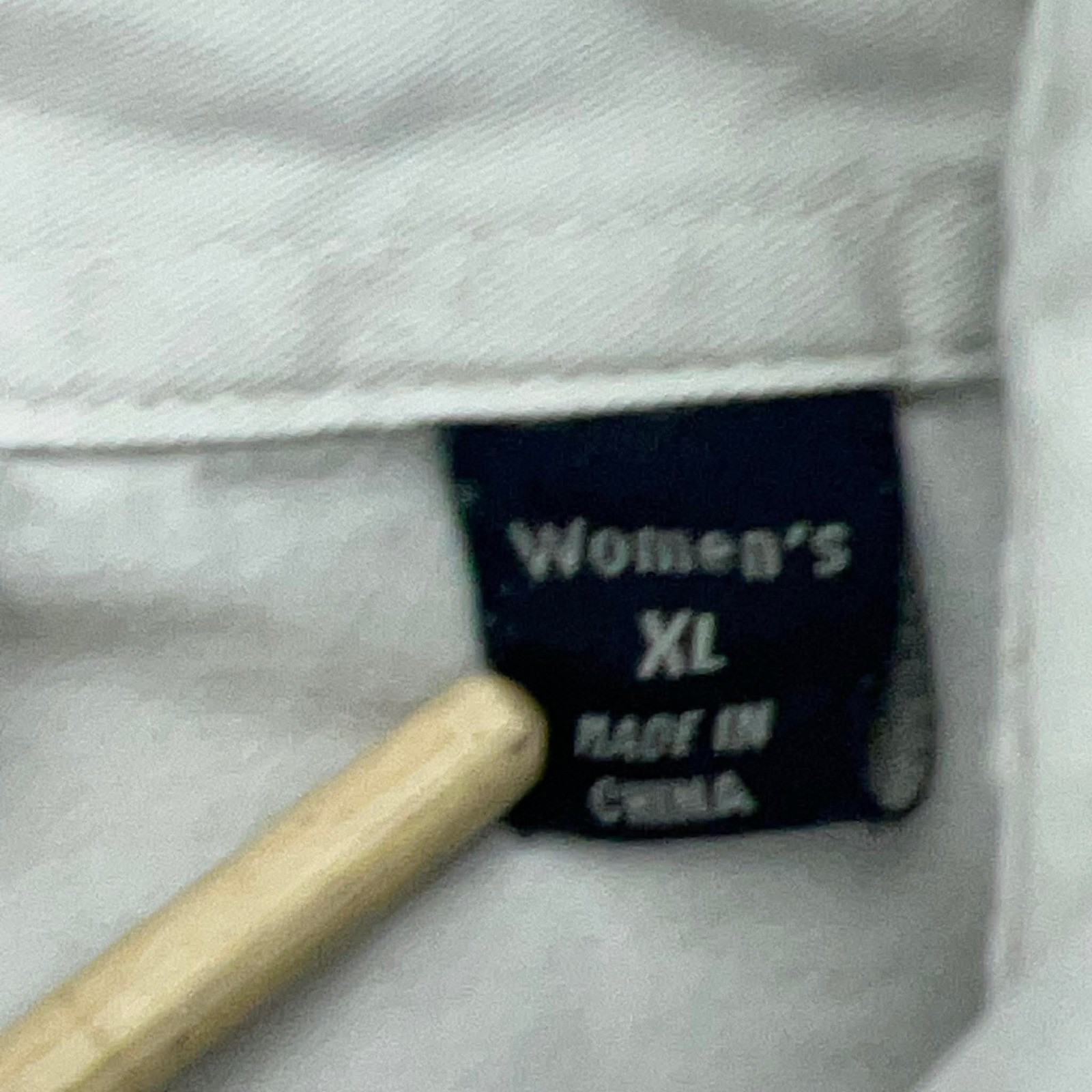 Dunbrooke Womens XL Beige Khaki 100% Cotton 3/4 Sleeve Button Up Shirt Top