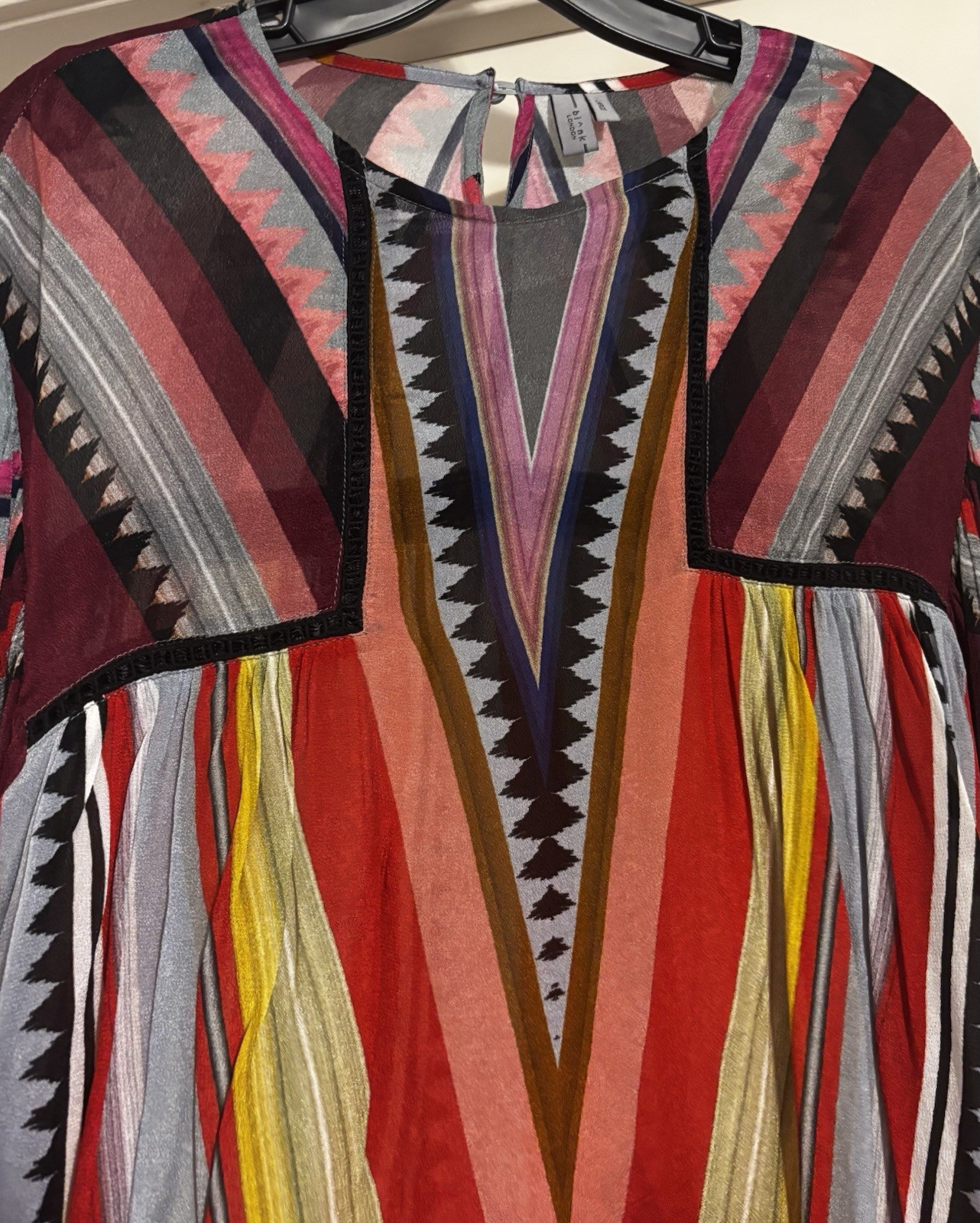 NWOT Bl^nk London x Anthropologie Quiet Luxury Coquette Silky Dopamine Size L