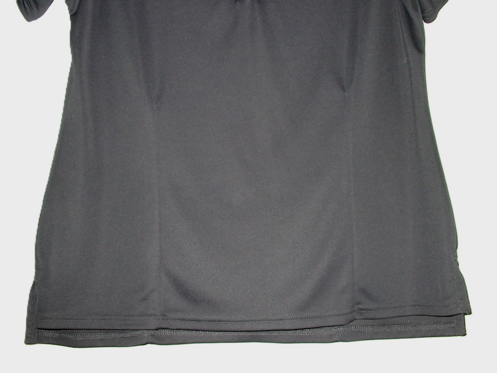 Duluth Trading & Co Womans Large Pullover Top – Gray Activewear Collar & Snaps