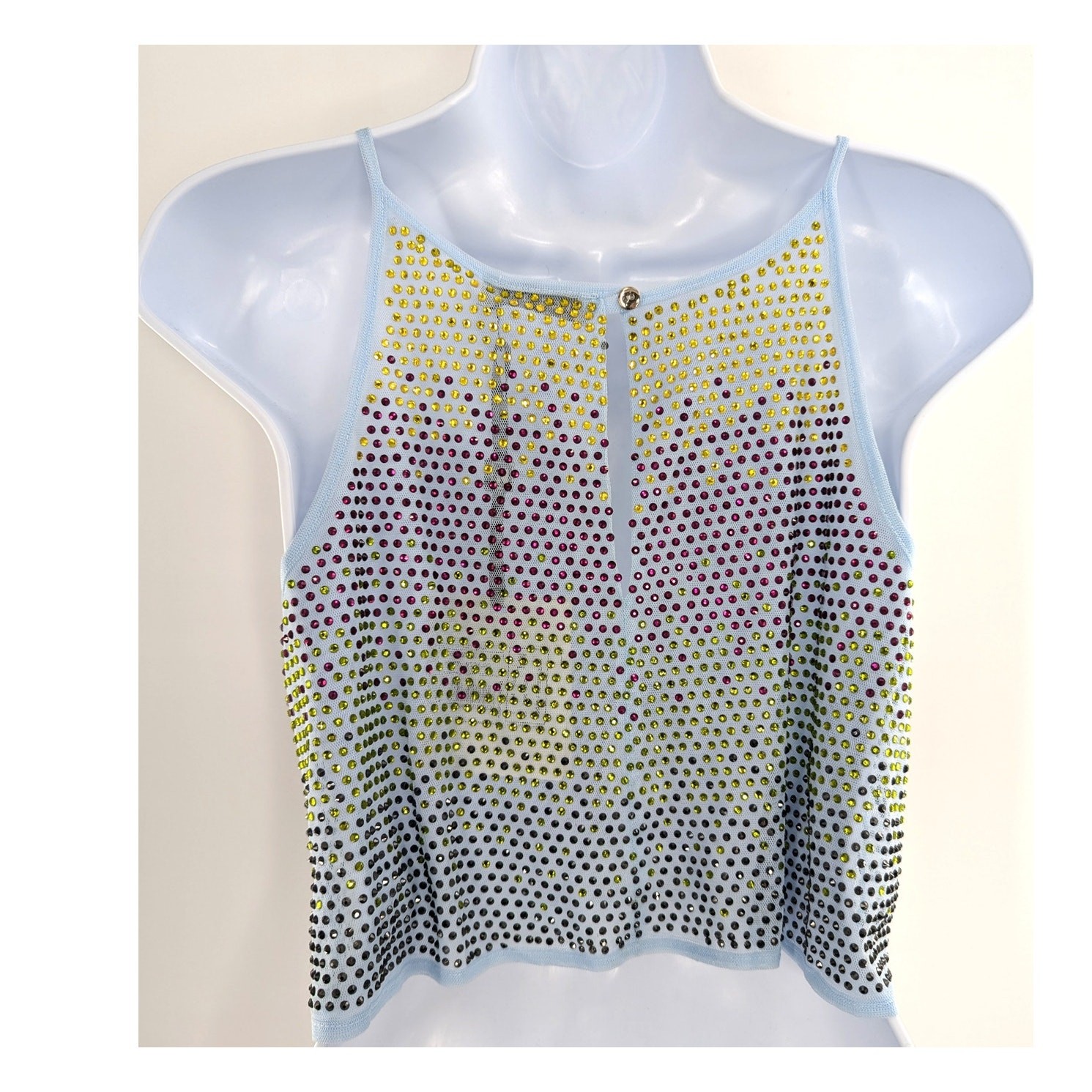 Nocturne Crop Top Sparkly Embellished Tank Size M / L