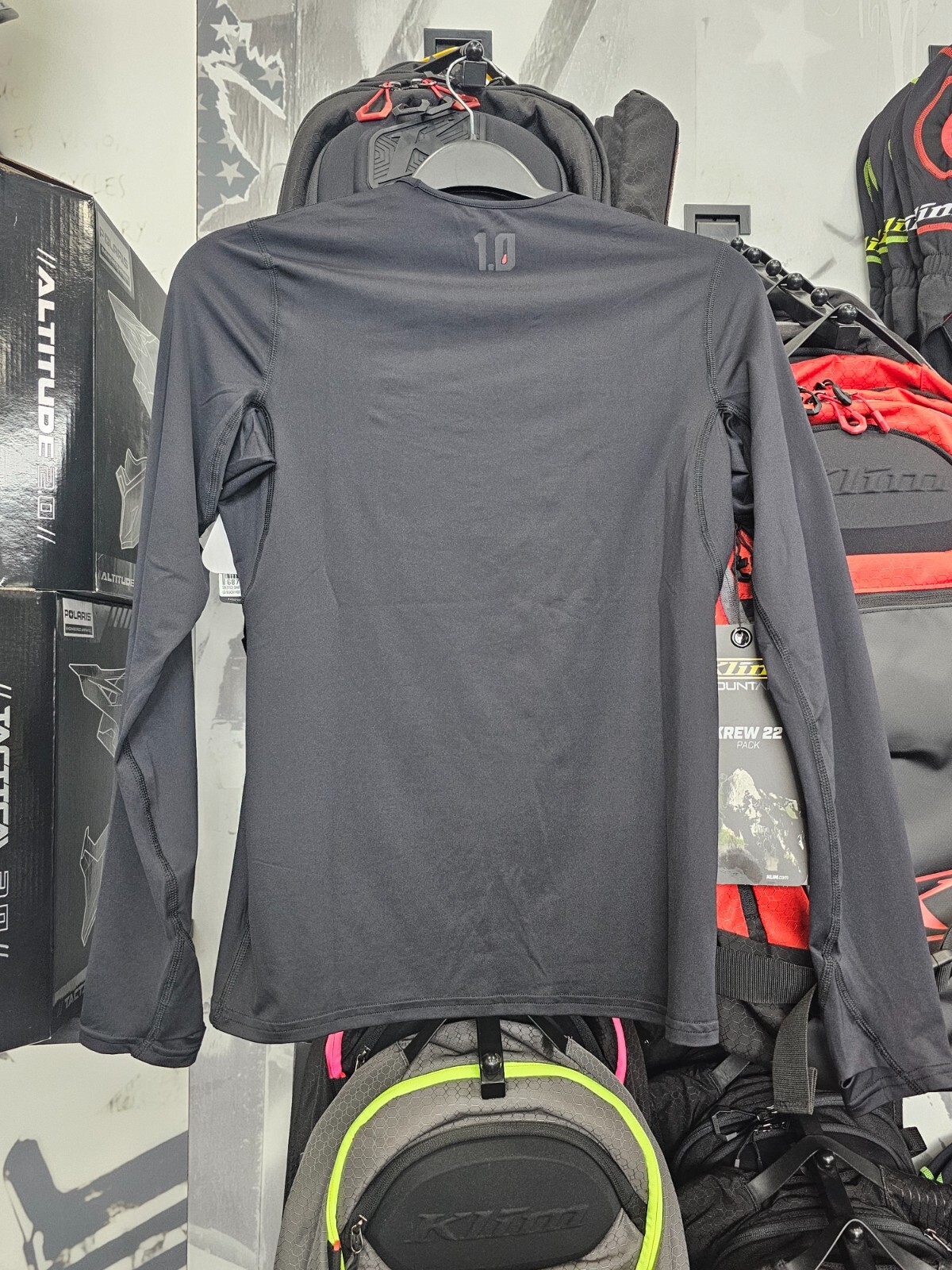 New Klim Women’s Solstice Shirt 1.0 MD Black #4020-005-130-000
