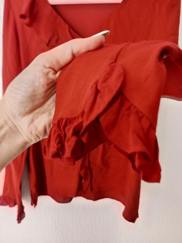 Women Massimo Dutti Shirt Burgundy 36 / S / 44 #MXIT