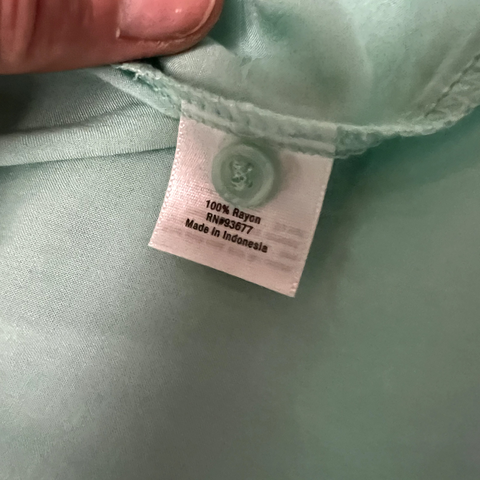 NWT a.n.a. Womens Size XL Holiday Aqua Blouse Office Wear Satin Beaded Accents