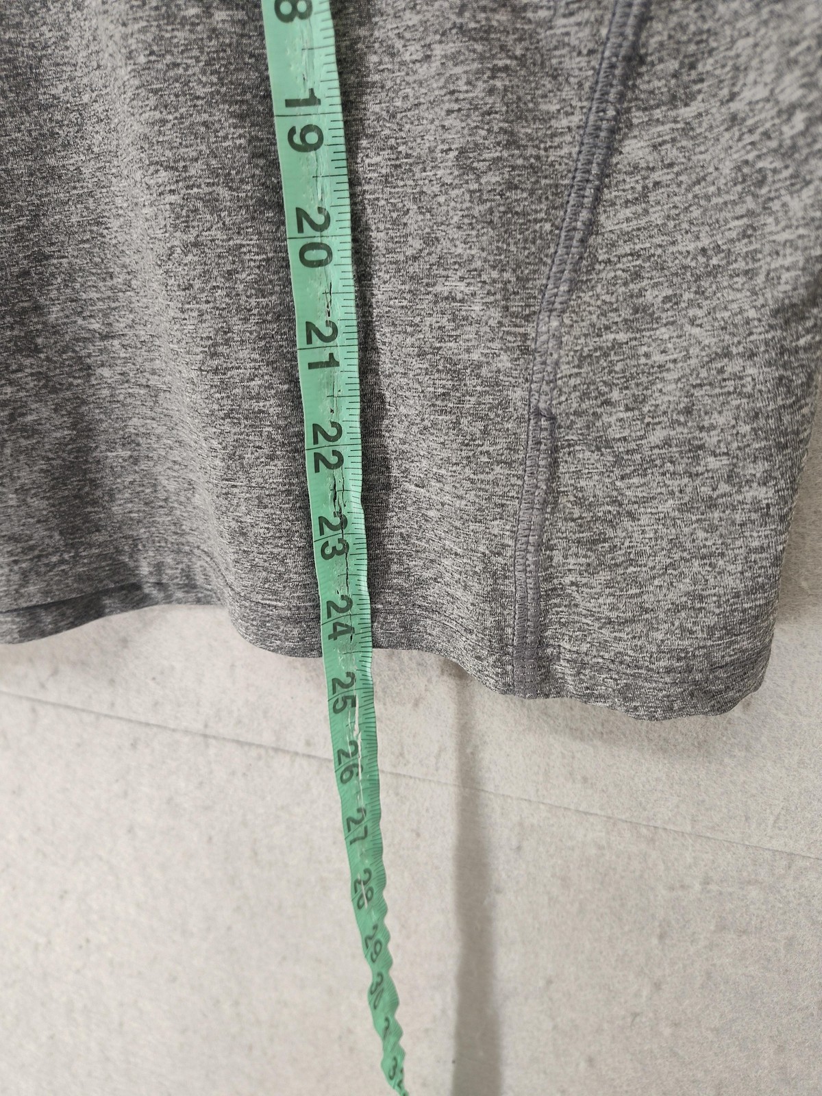 Champion Shirt Womens Large Gray Athletic Performance Short Sleeve Mesh Panel