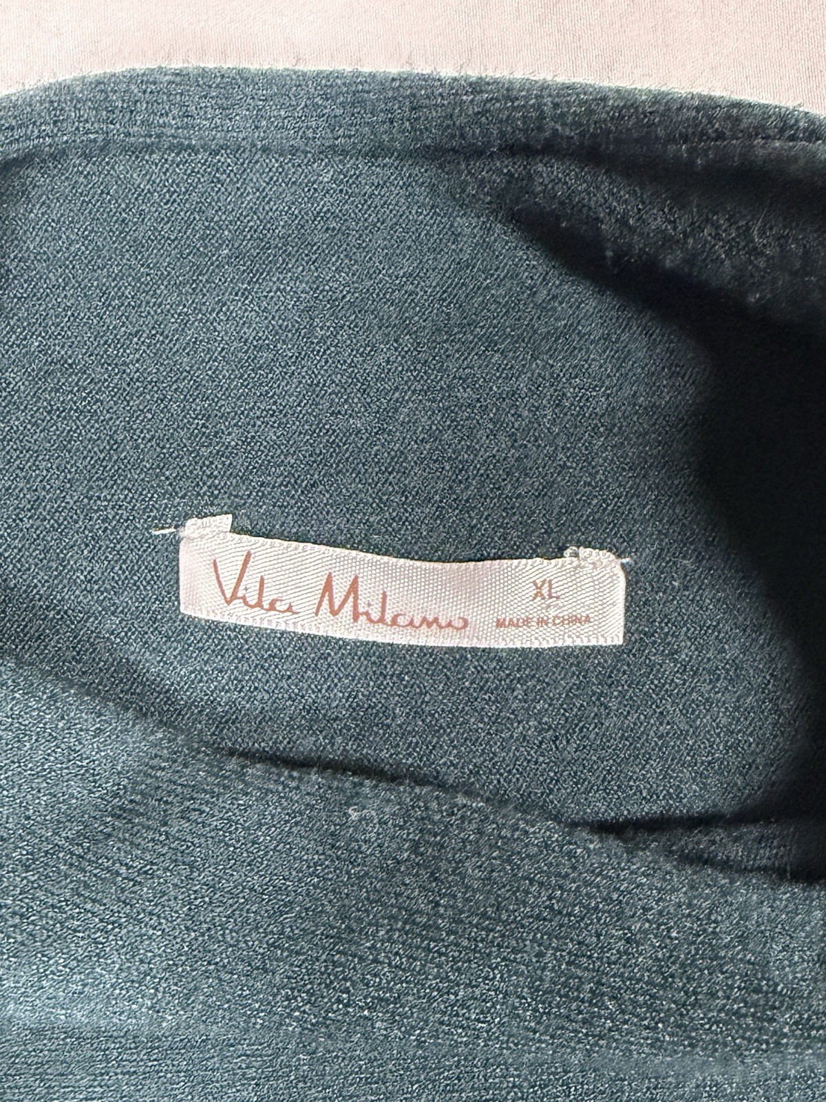Vila Milano Dark Teal Oversized Batwing Sweater XL Art Teacher Minimalist