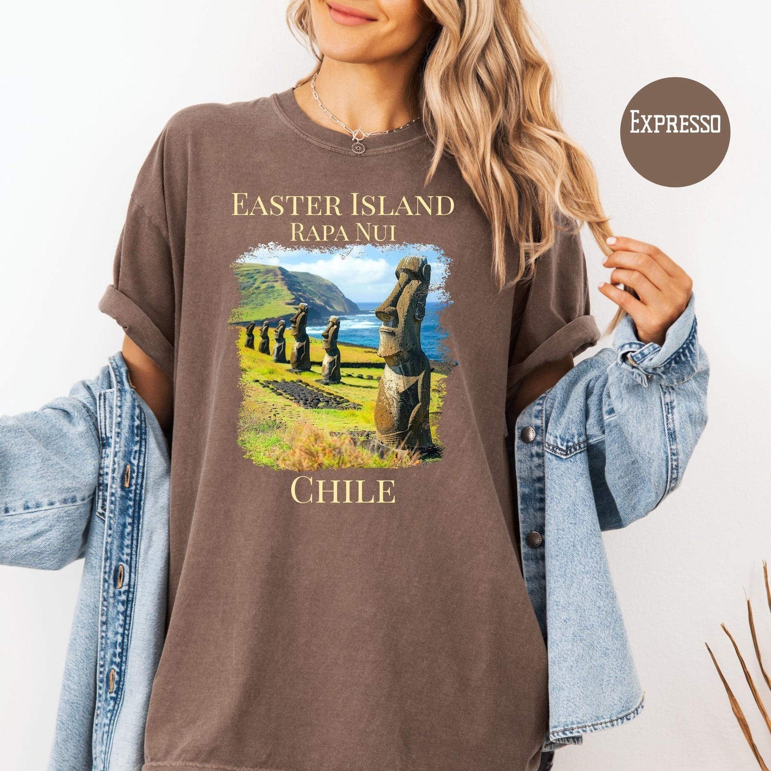 Easter Island T-Shirt Travel Gift for Chile Trip Lovers Favorite Souvenir Tee