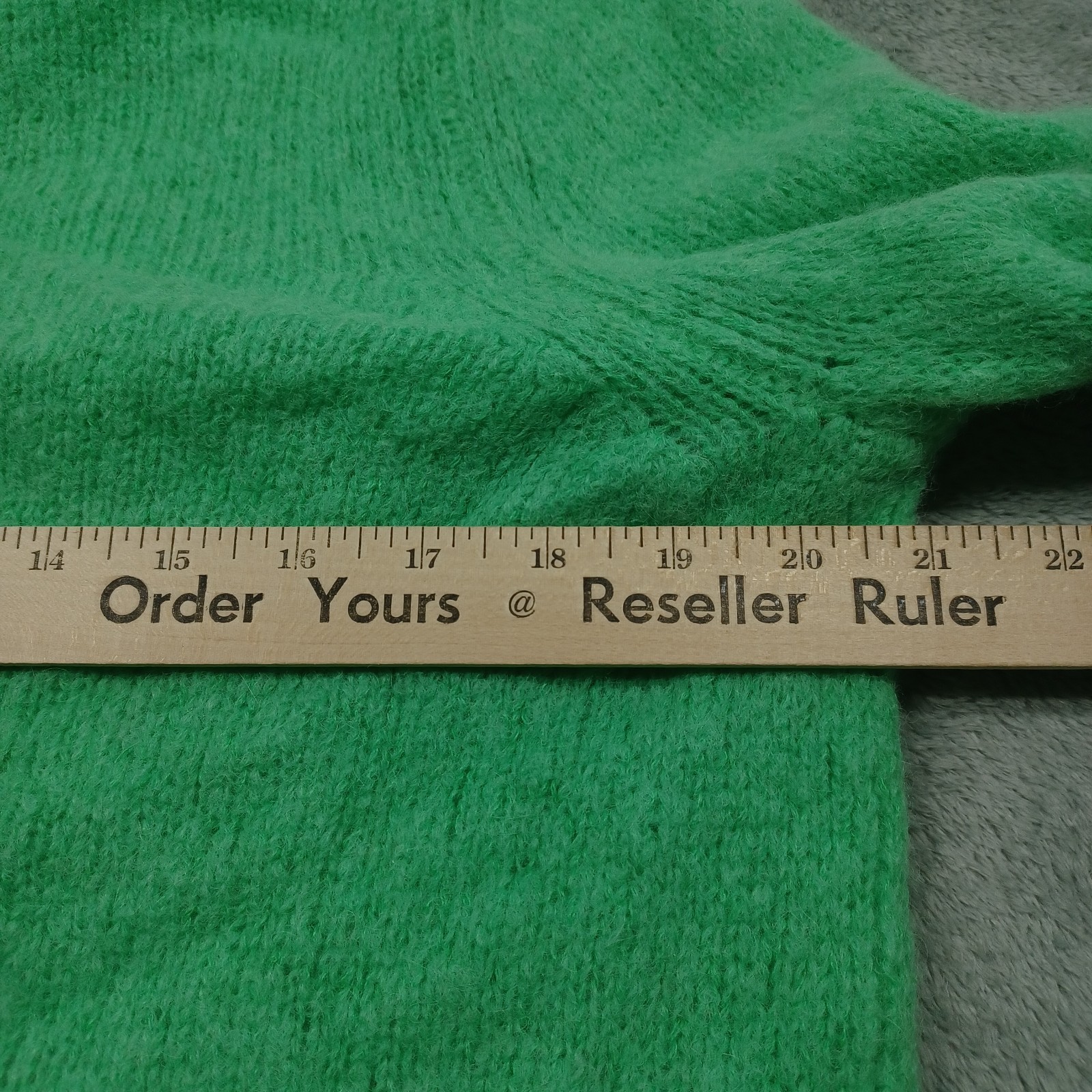 Nation Los Angeles Top Womens Large Green Cashmere Pullover Preppy