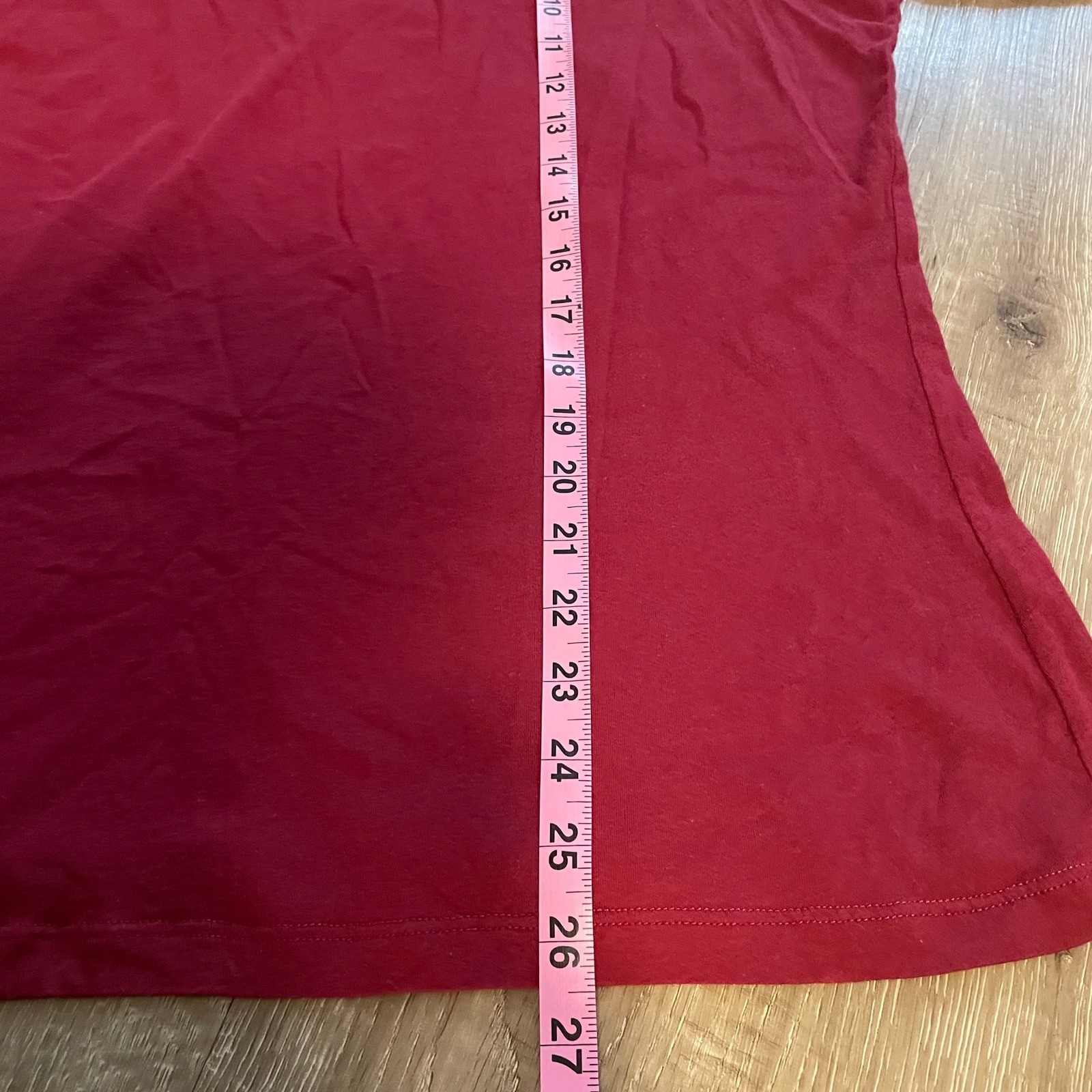Seven7 Luxe Womens Shirt Plus Size L 14/16 Red Sequin Leopard Animal Print VNeck