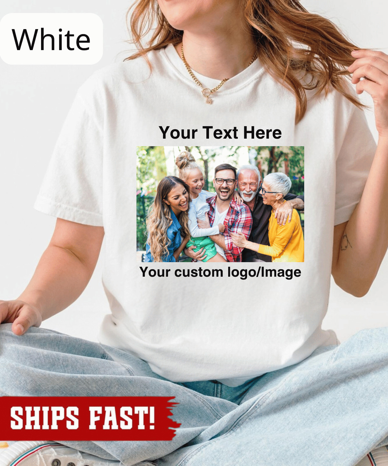 Custom Picture Tshirt, Custom Shirt, Personalized Shirt, Custom Logo T-Shirt, Cu