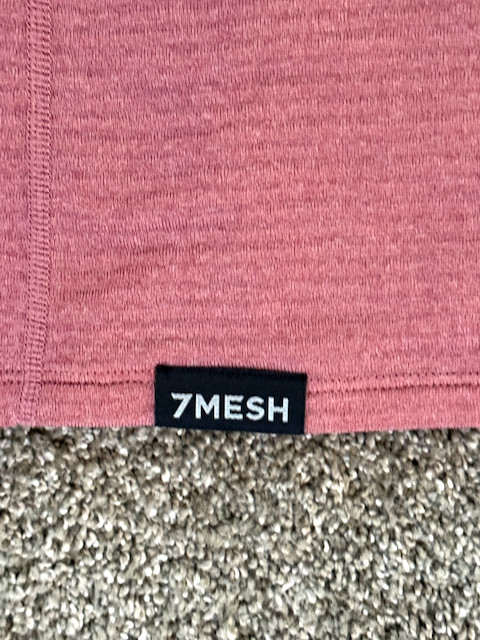 7Mesh Womens StretchL/S Thermal Cycling Running Top Light Cranberry XS NWOT