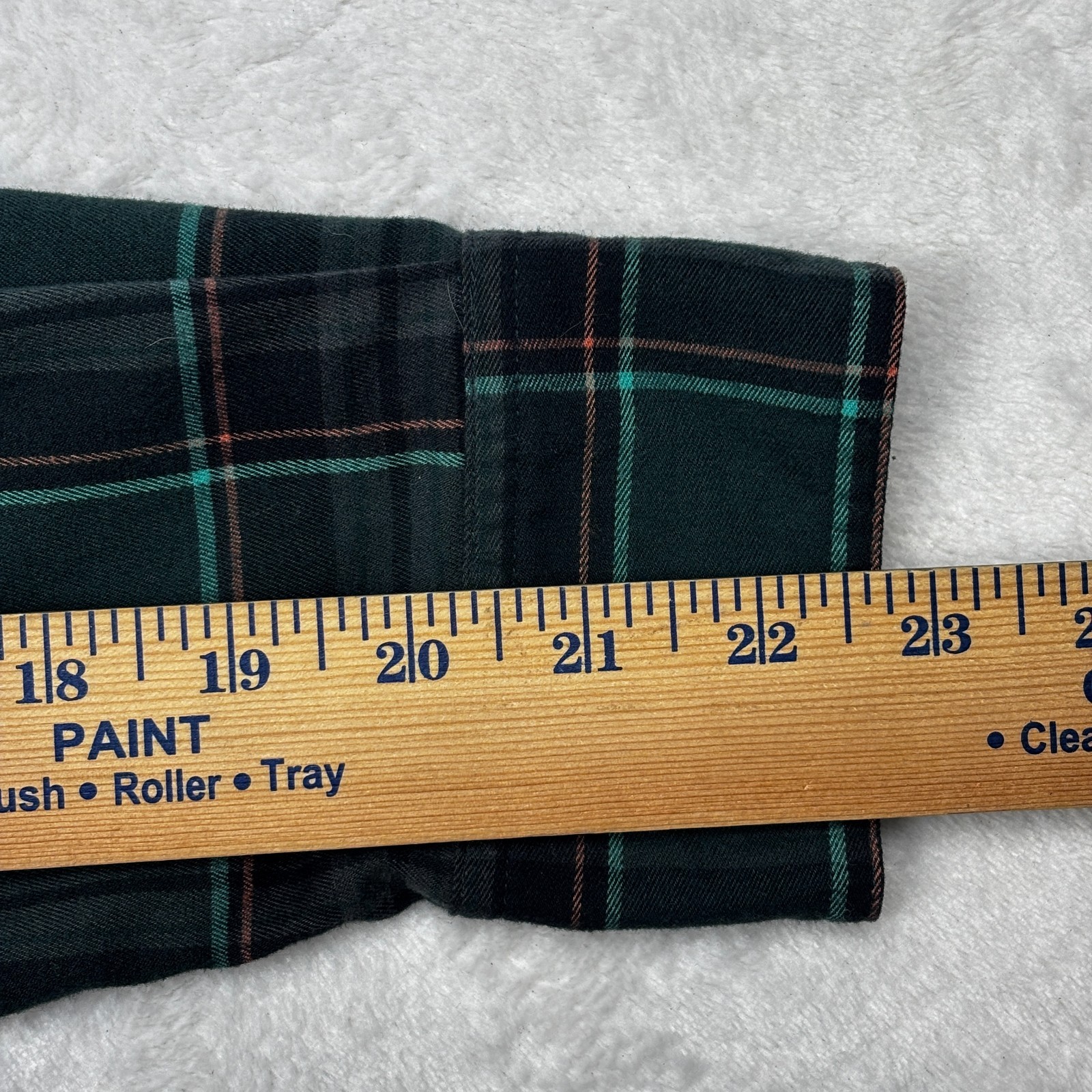 Outdoor Research Kulshan Flannel Tunic Shirt Womens M Green Plaid Pockets