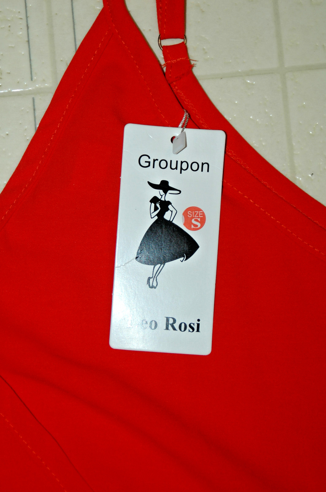 Leo Rosi Tank Top Womens S Spaghetti Straps Ruffle Elastic Waist Band Shirt NWT