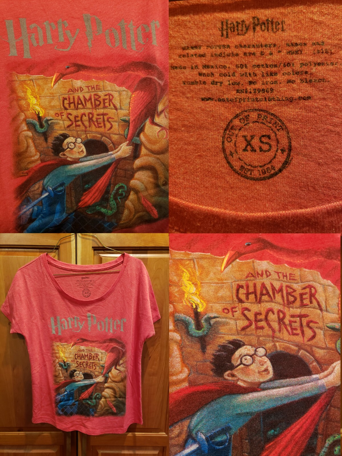 Harry Potter and the Chamber Of Secrets Graphic T-Shirt (Out Of Print) XS