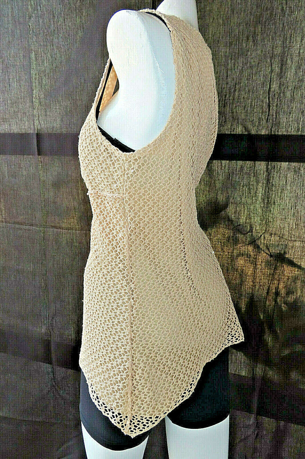 Dressbarn Women’s Blouse Desert Beige in Color Vantage Made in the USA Size XL