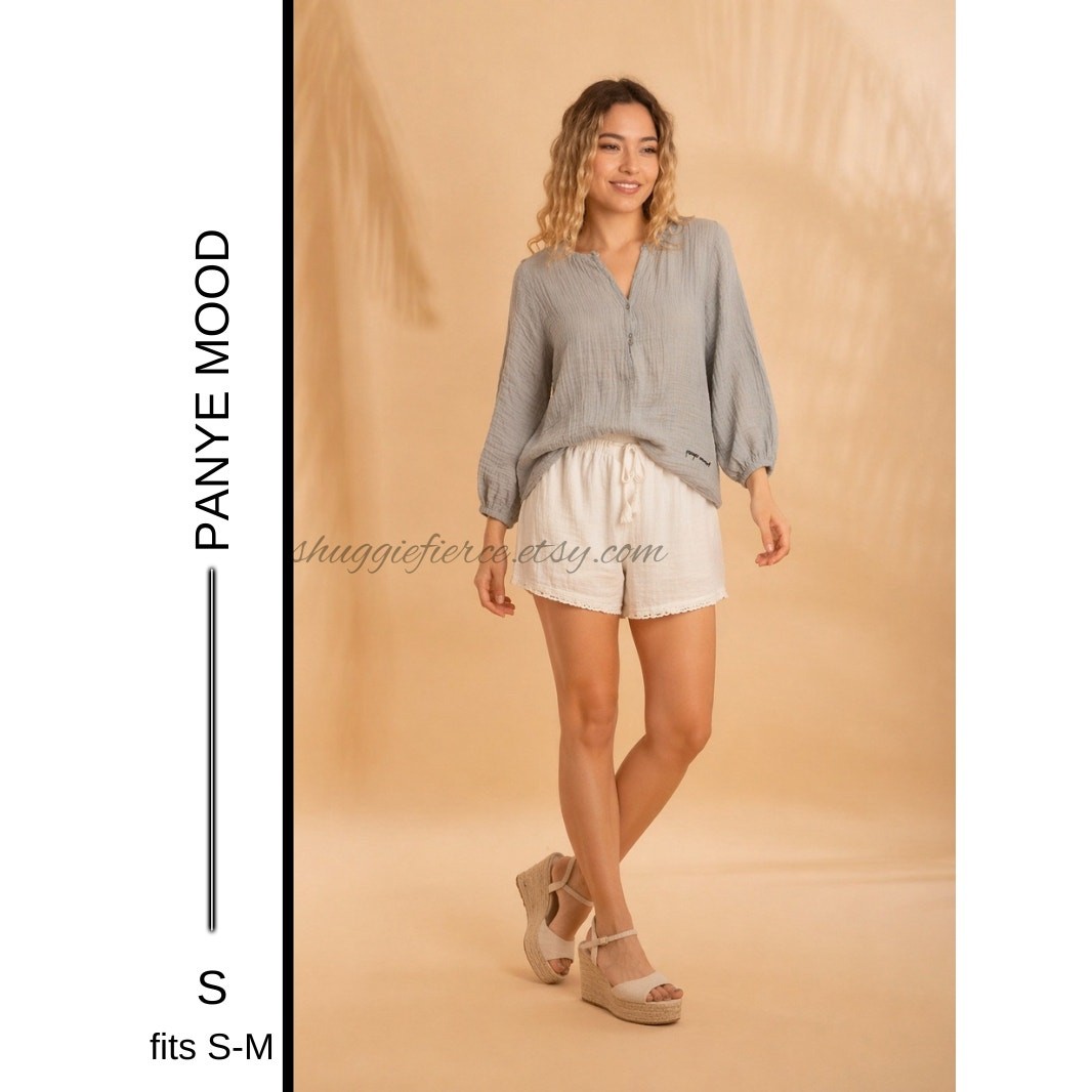 MSRP: $68 | ✨ Penye Mood Turkish Muslin Cotton Blouse – Size S-M ✨SAME DAY SHIP