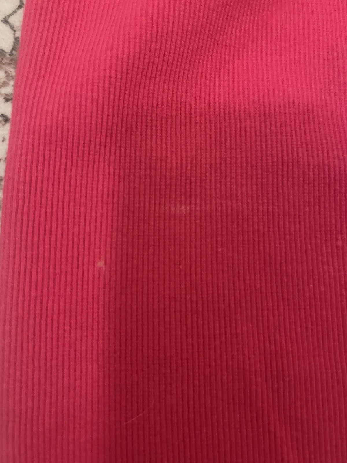 Anthropologie Women’s Hot Pink Knit Asymmetrical Tank Top Size XS