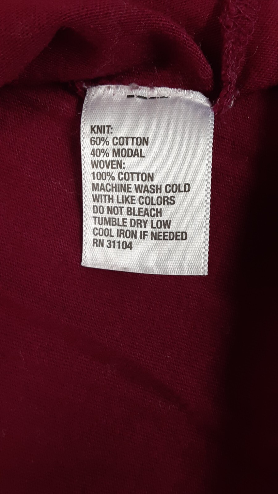 Red Camel Woman’s Top Size MEDIUM, Long Sleeve, Easy Care, Pullover
