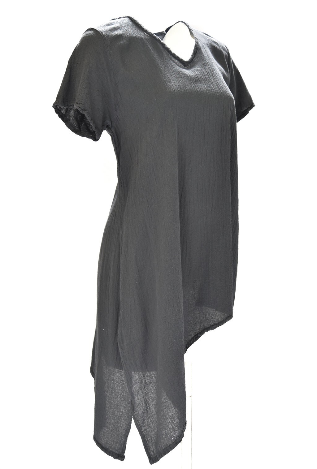 WATERSISTER Cotton Gauze ALOHA Tunic Angle Hem 1(S/M) 2(L/XL) 3(1X) Oh my COLORS