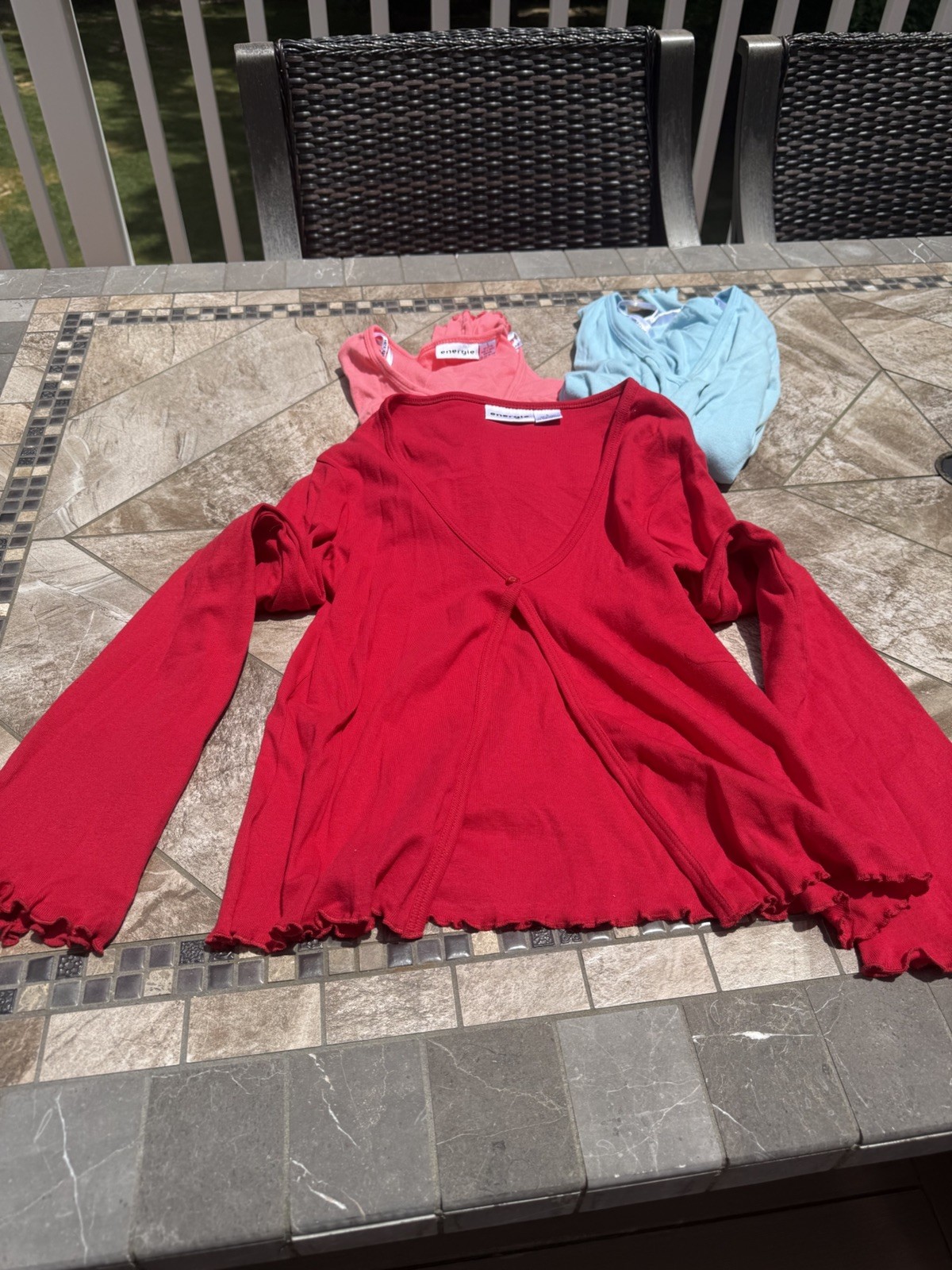 Energie Y2K Lot 5 Sweaters, Black Tank Top EUC SEE PICTURES