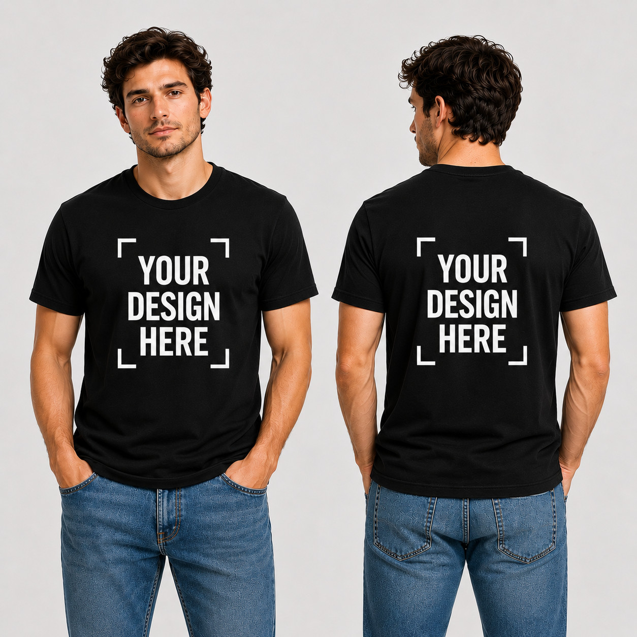 Custom Printed T-Shirt Personalised Logo Text Workwear Stag Do Hen Party Event#1