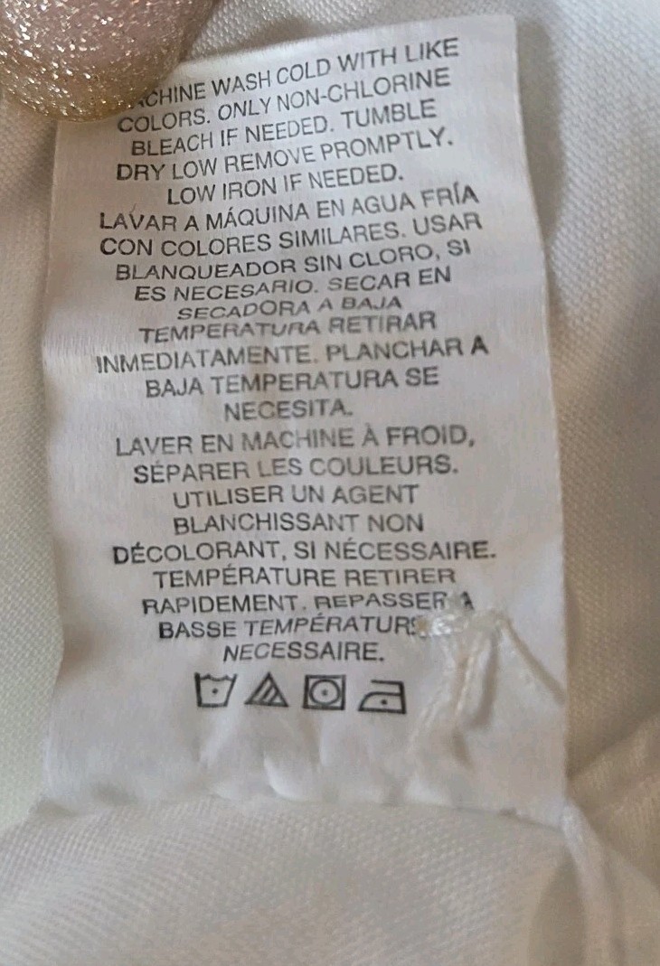 Thread & Supply Women’s White Solid Collared Tencel Button-Up Shirt Size L