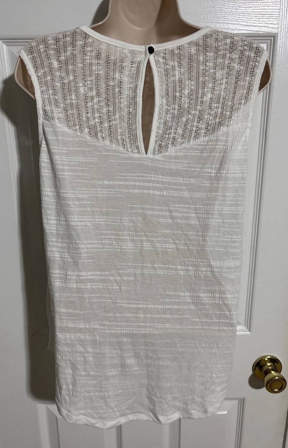 Kuhl Women’s Sonia Tank White Coastal Minimalist Outdoor Summer Size Small- New