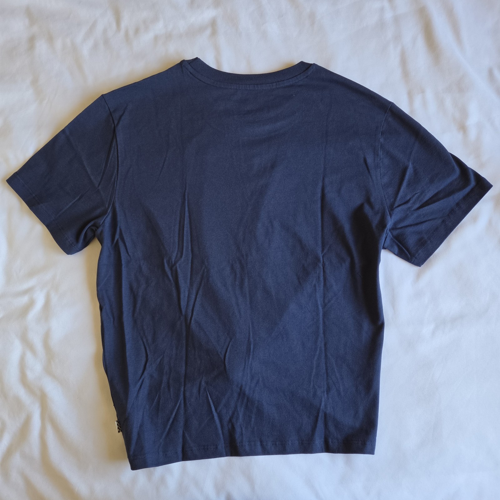 Vans Off The Wall Women’s M, L, XL Navy Blue Crewneck Front Tie T-Shirt Tee New