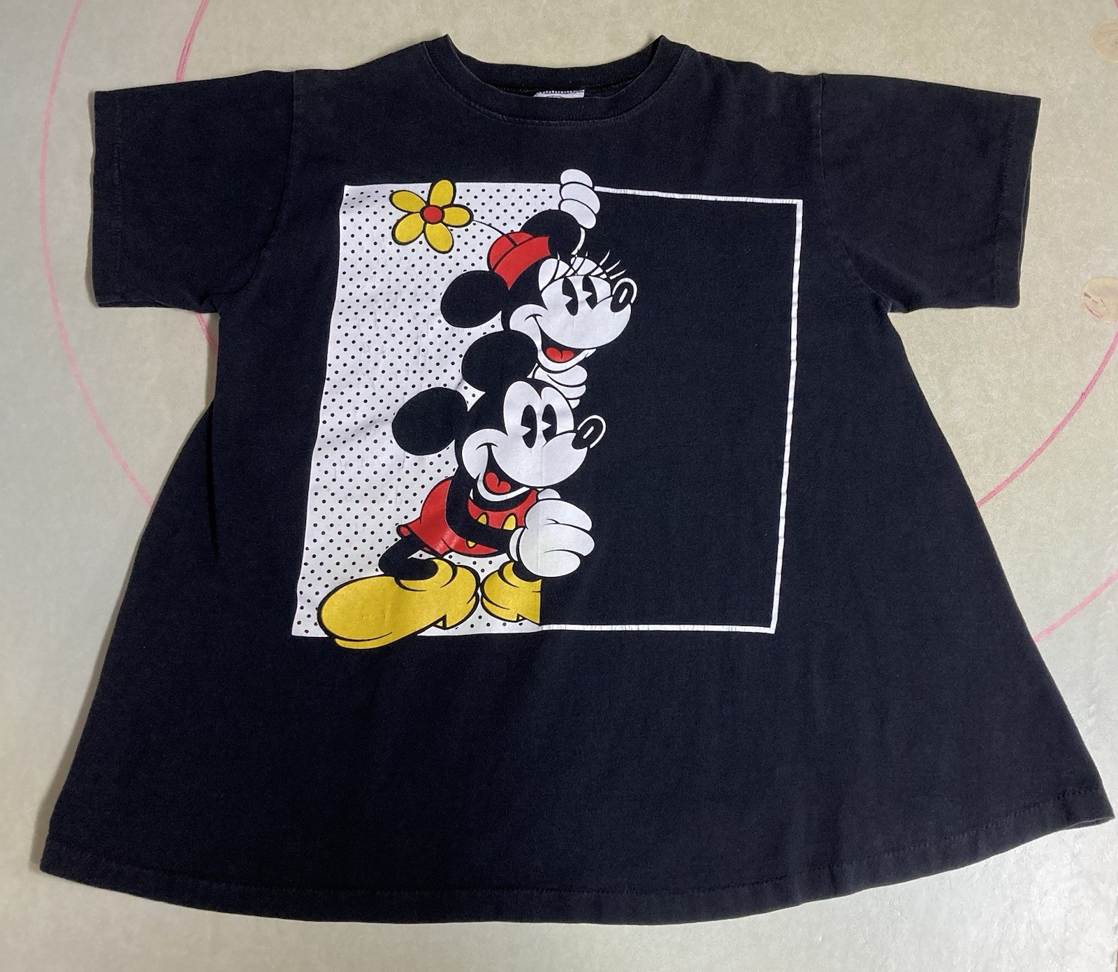 Vintage 90s Mickey Mouse T Shirt Womens Medium Disney Single Stitch Minnie USA