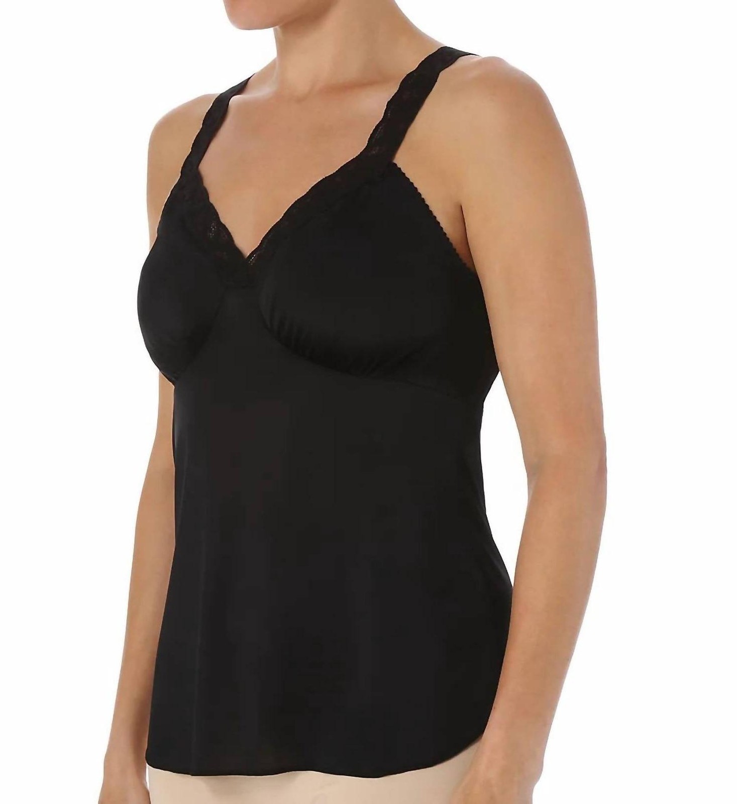 Shadowline Lingerie Lace Trim Camisole Size 42