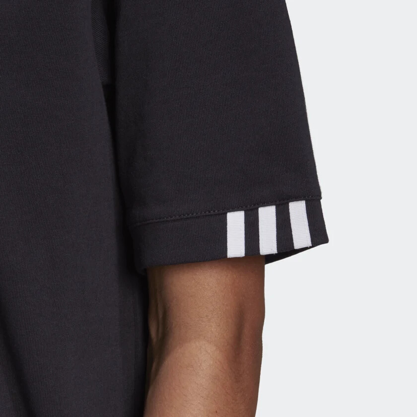 Adidas Originals R.Y.V. Womens Oversized Premium T-Shirt Black Size XS 32 GD2975