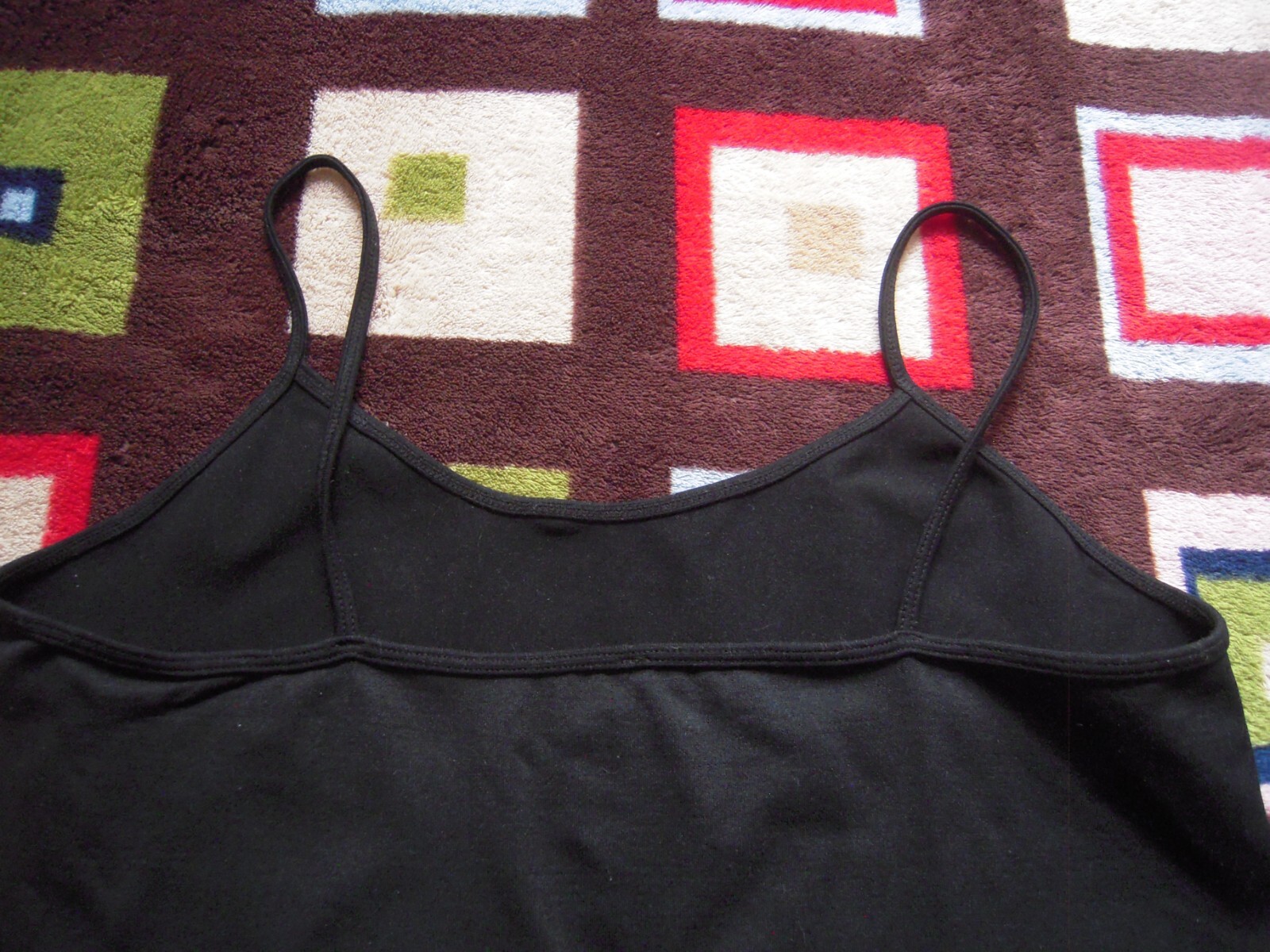 NWOT ACTIVE BLACK 92% NYLON/8% SPANDEX TANK/CAMISOLE SIZE 1 XL/2XL 36″ CHEST