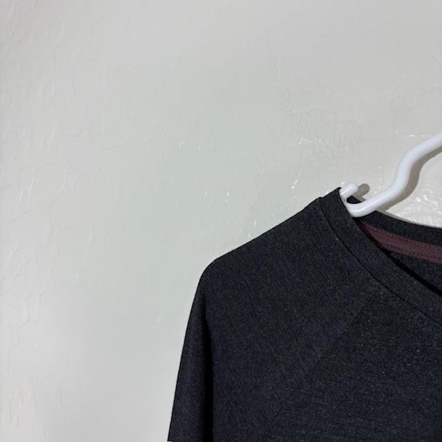 Free Fly Shirt Womens XS Charcoal Long Sleeve Bamboo Blend Raglan Stretch Soft