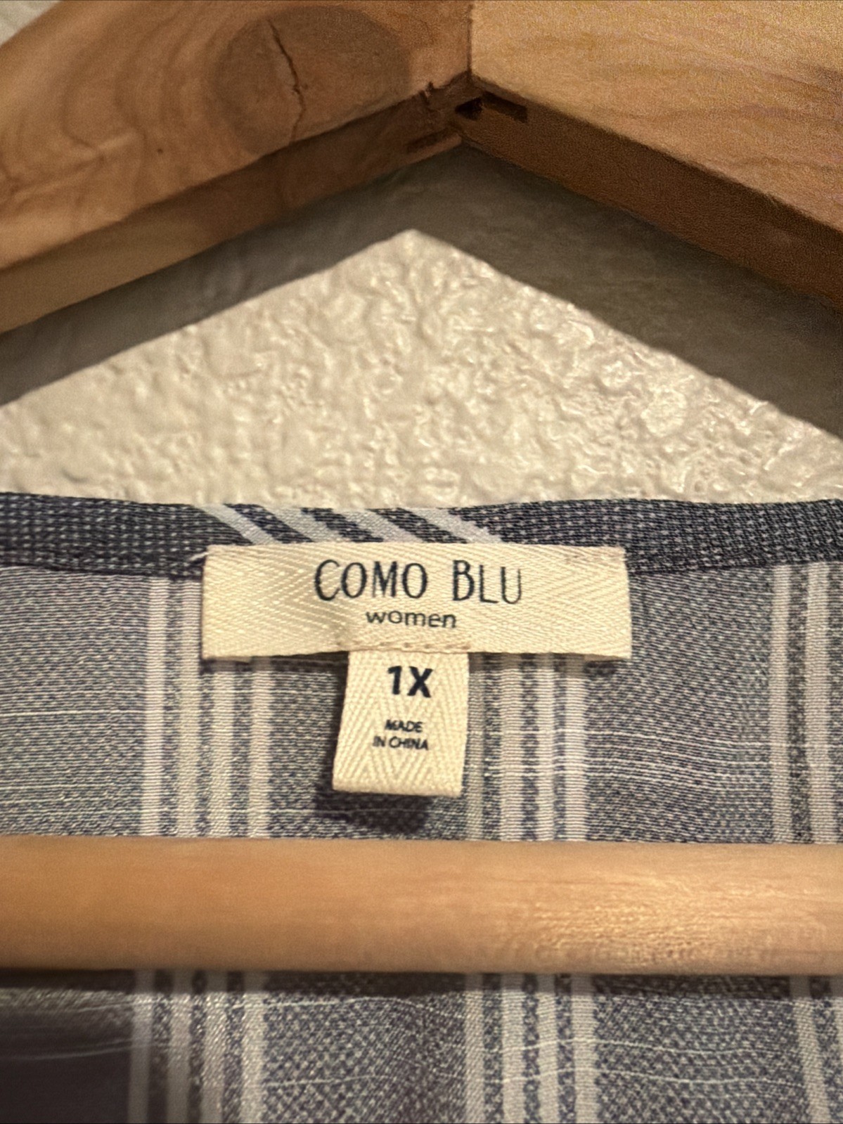 NEW Como Blu Tunic Top Cottage Country Boho Lagenlook Career 3/4 Cold Shoulder