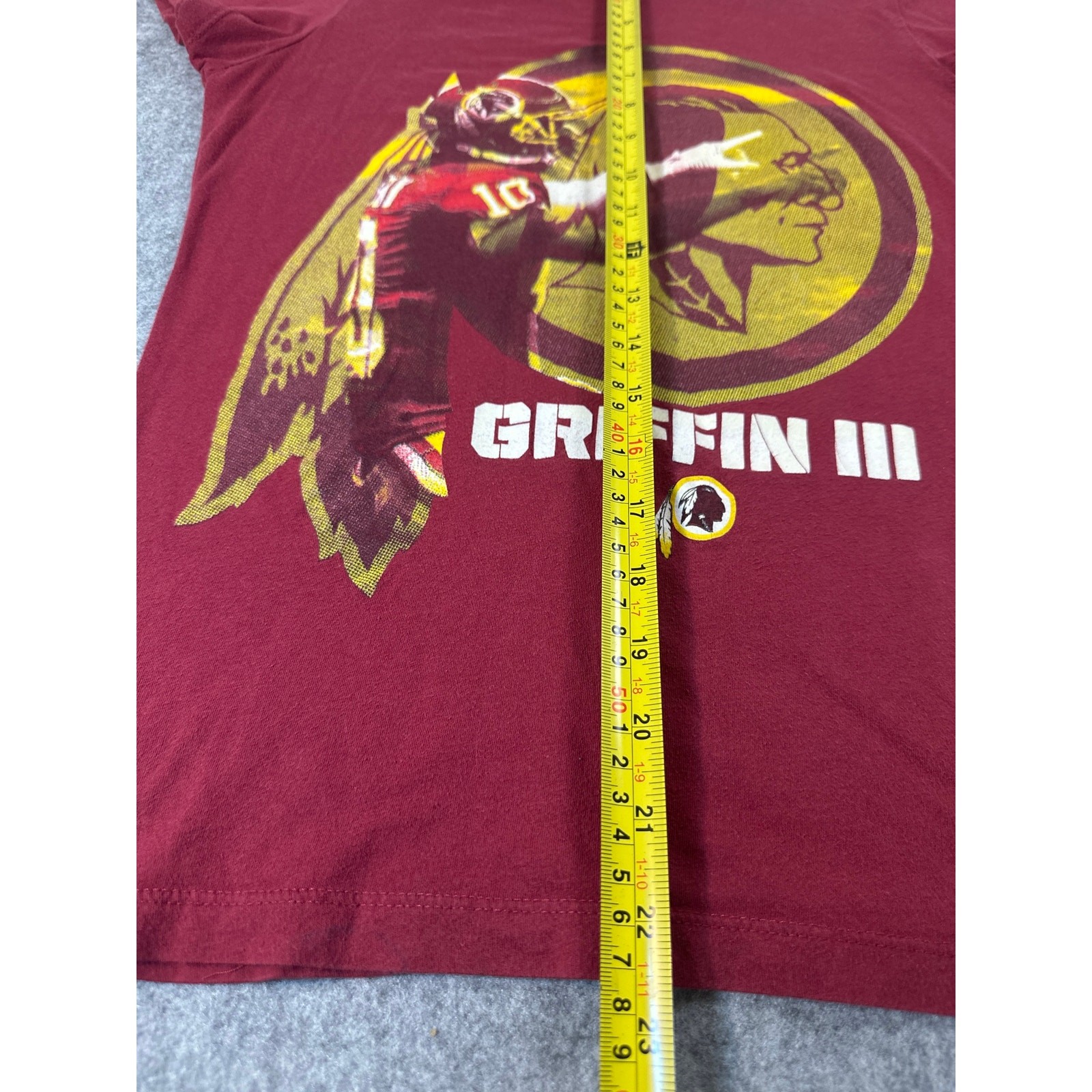 NFL Team Player cotten t shirt Griffen III from Washington Redskins women’s Sm
