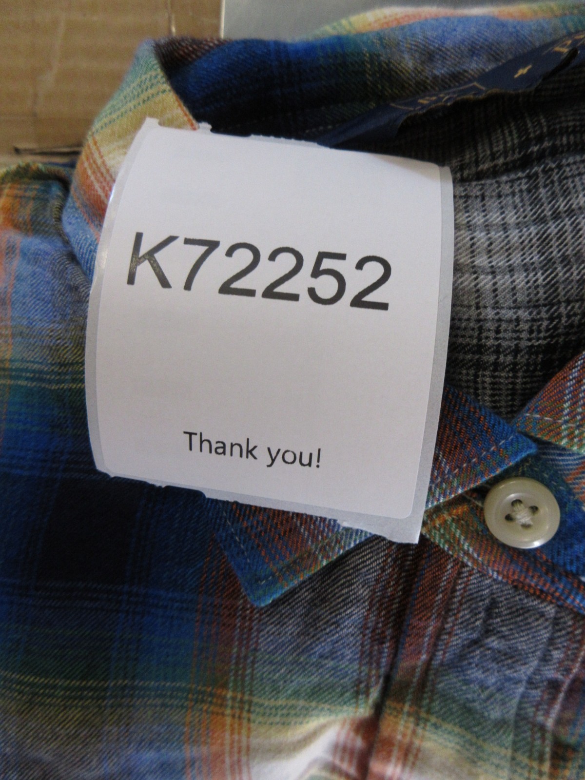 Gap Pendleton Top Women Medium Blue Shadow Plaid Shirt Button Down Heritage
