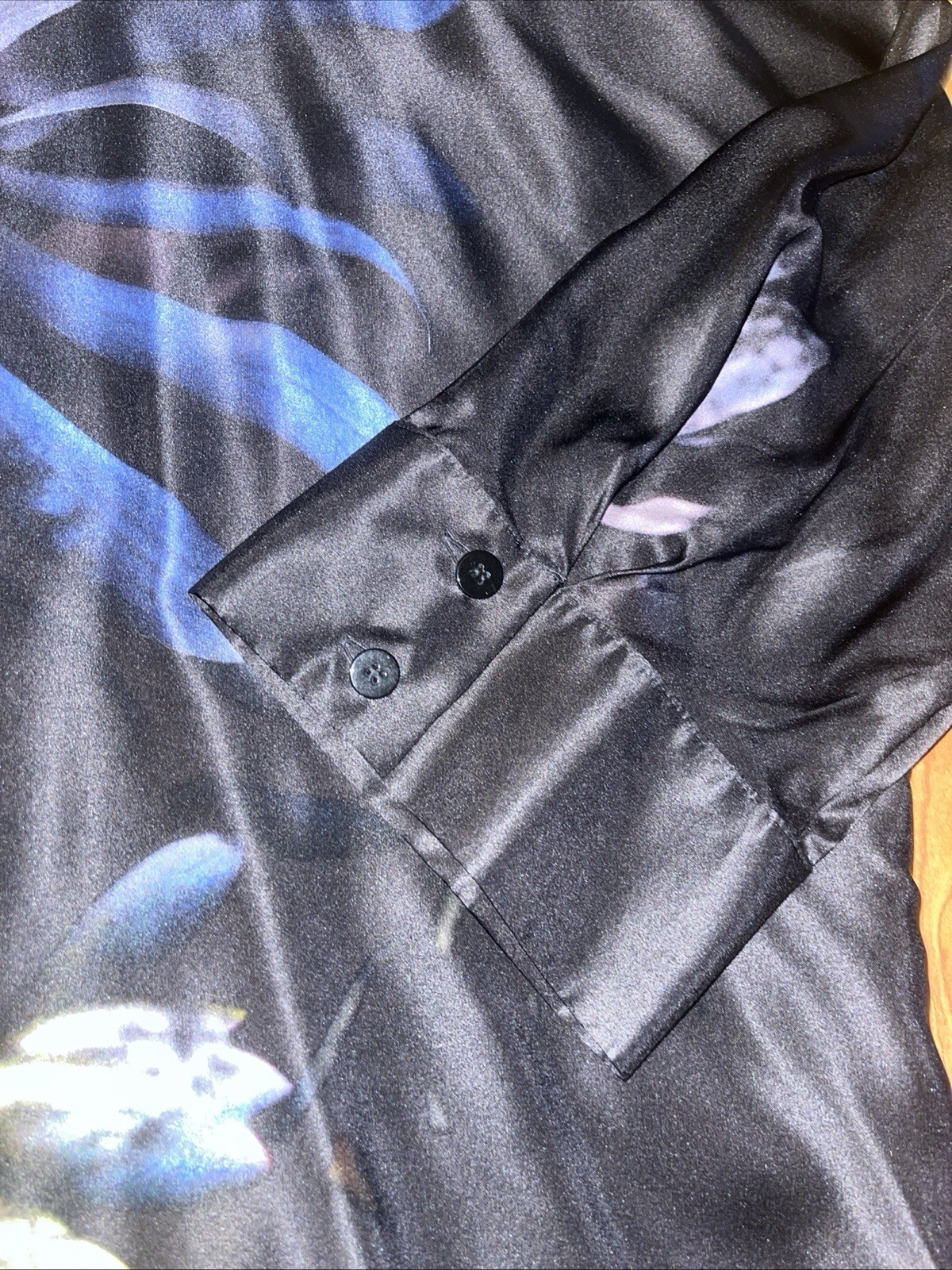 Marina Rinaldi Begonia Anthracite/lime Silk Satin Shirt Plus Size 18 MSRP $1155