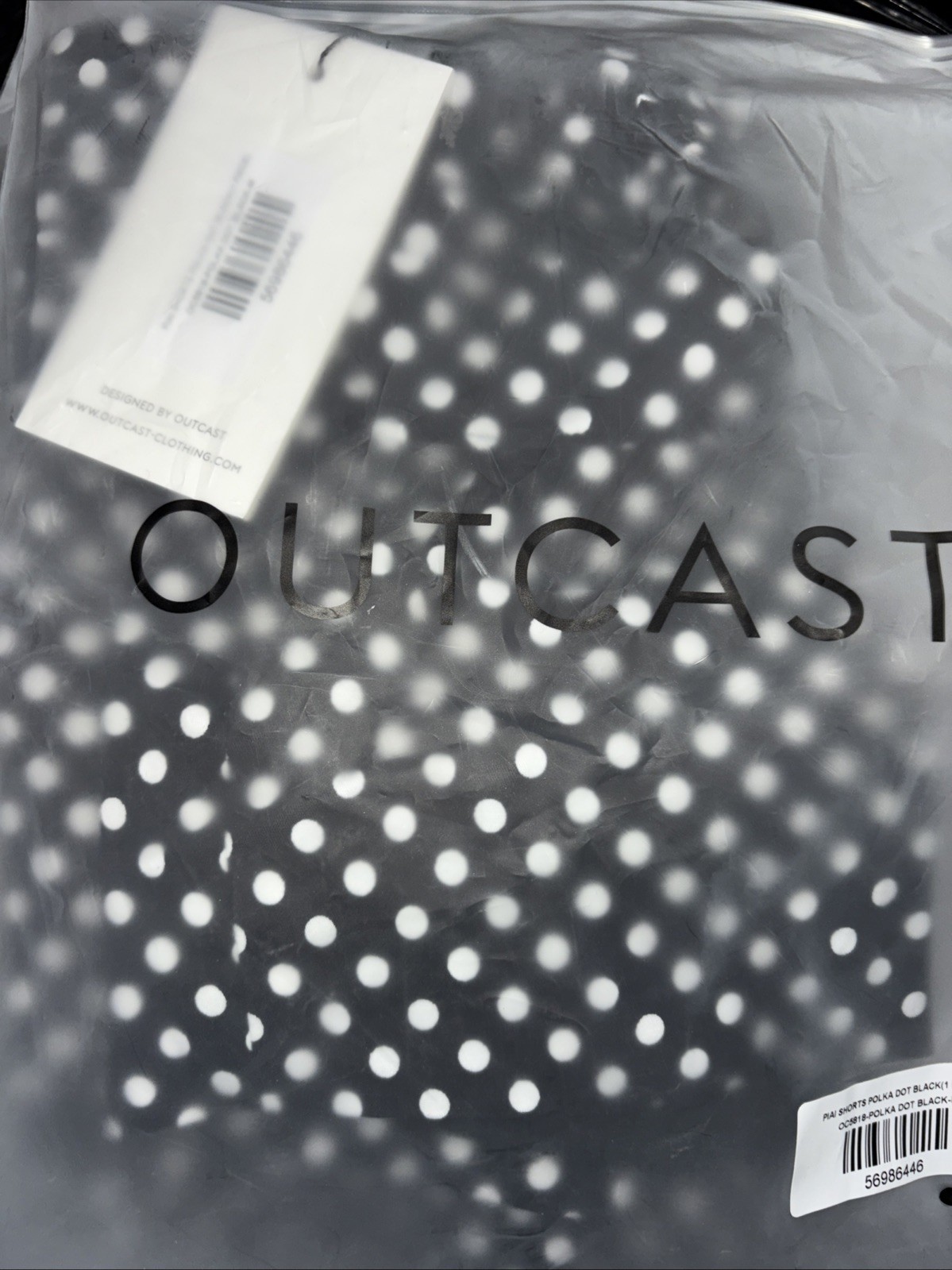 Outcast Piai Shorts Polka Dot Black & Corset Top Polka Dot -M NWT