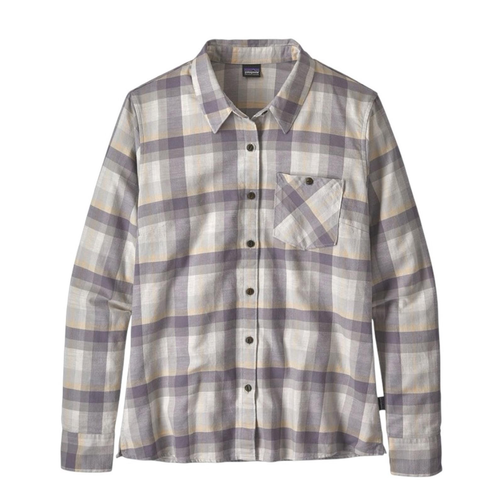 Patagonia Heywood Flannel Shirt Women’s size 10 in Basket Drifter Grey