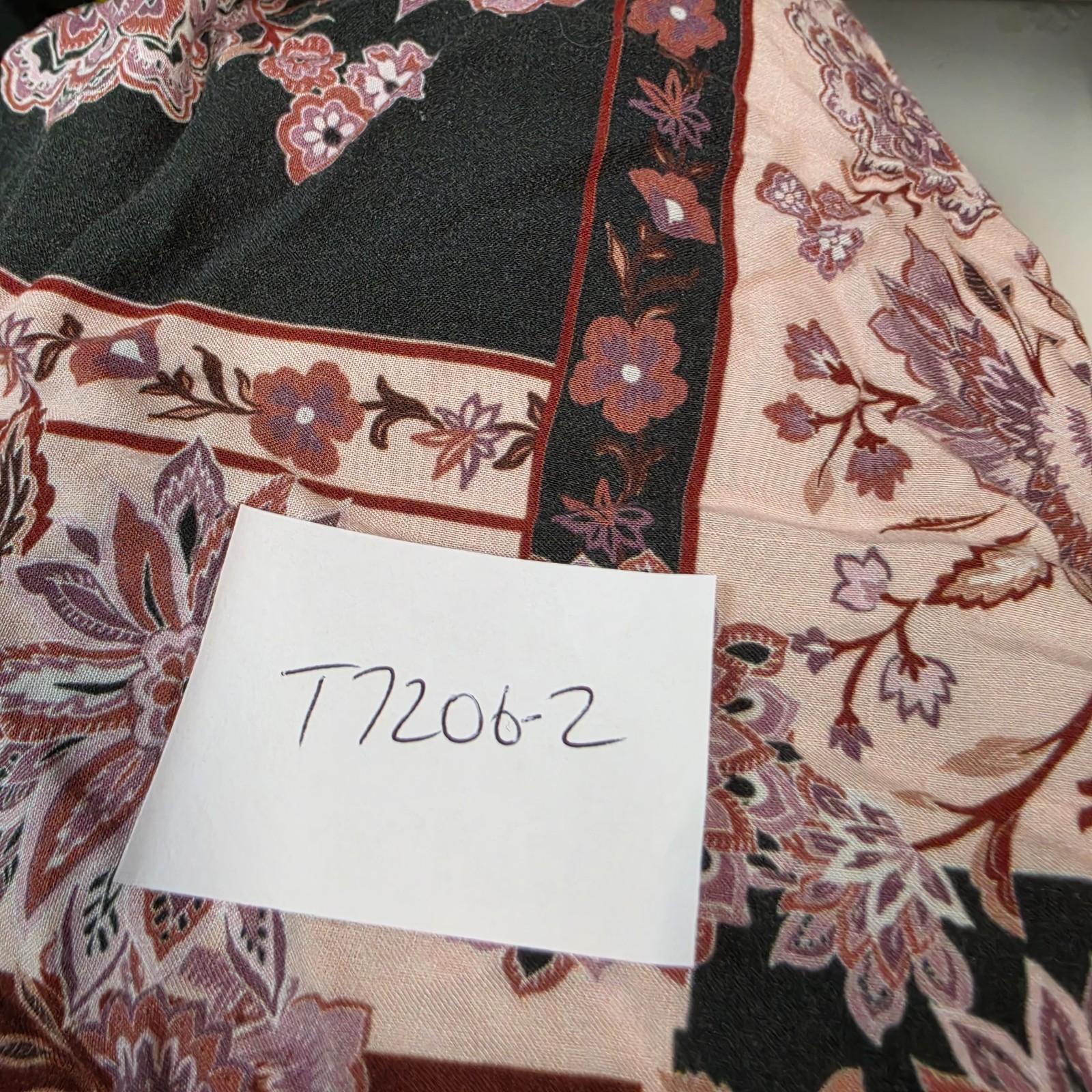Virtuelle Top Womens Blouse Plus Size 22 Beige Brown Black Floral 3/4 Sleeve