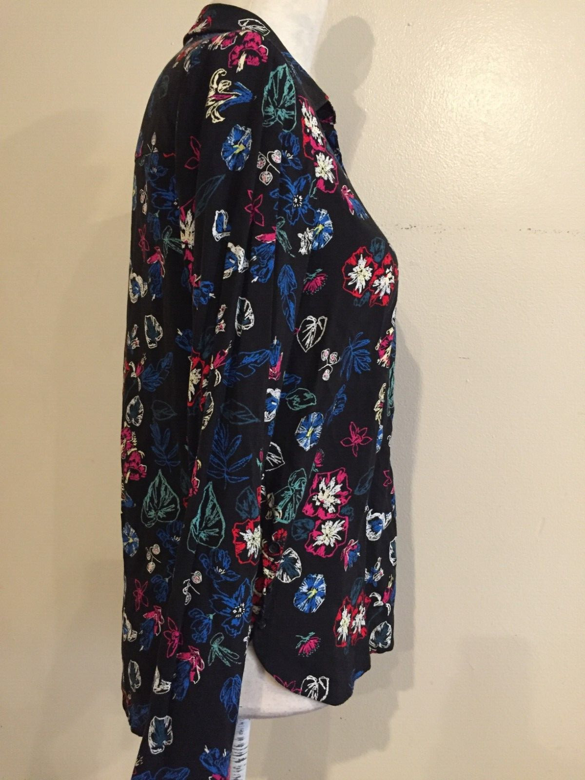 Locura Blouse, Small, Multi-colored, 100% Viscosa, Tag $199.00 NWT