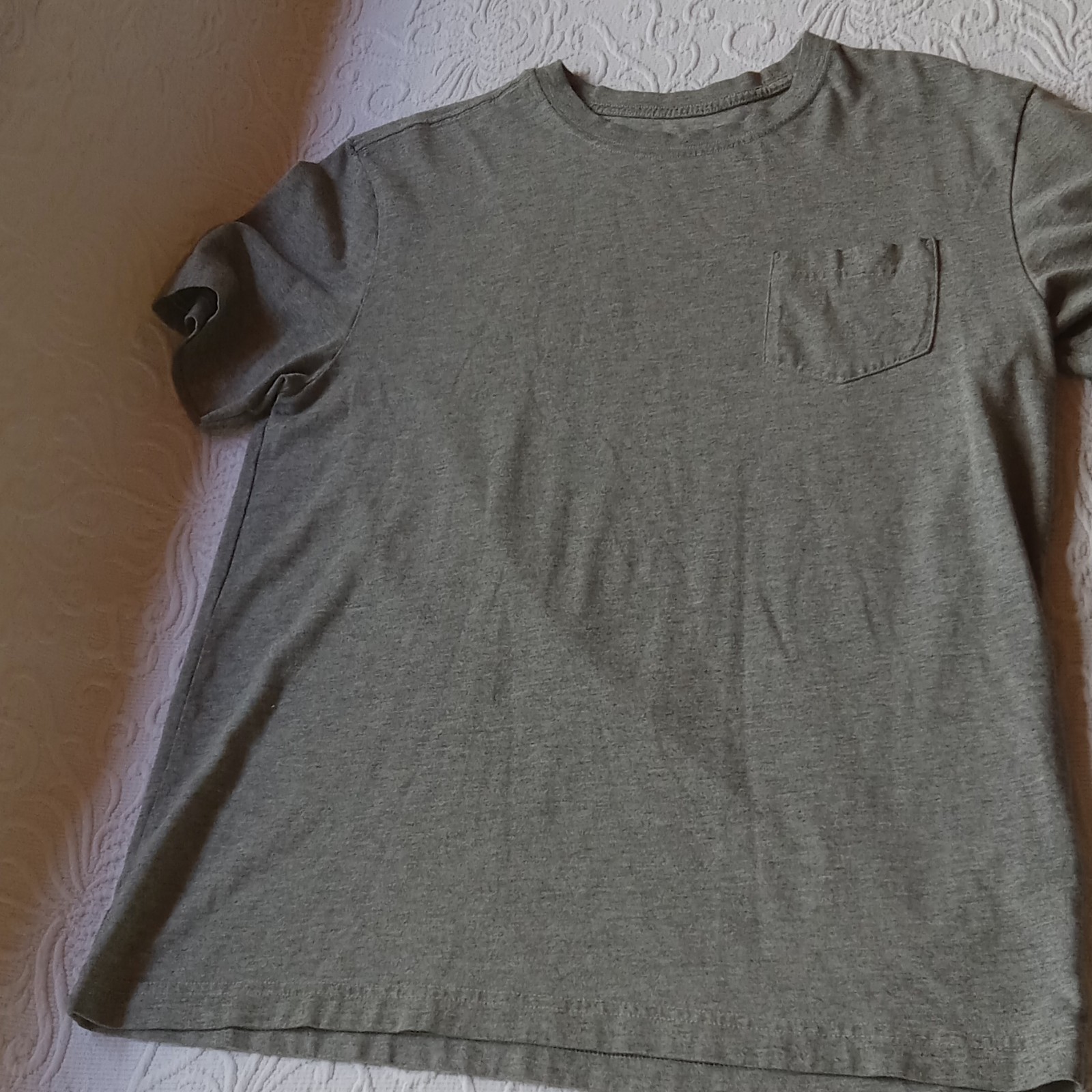 Life Is Good Gray Crusher Tee Size Medium