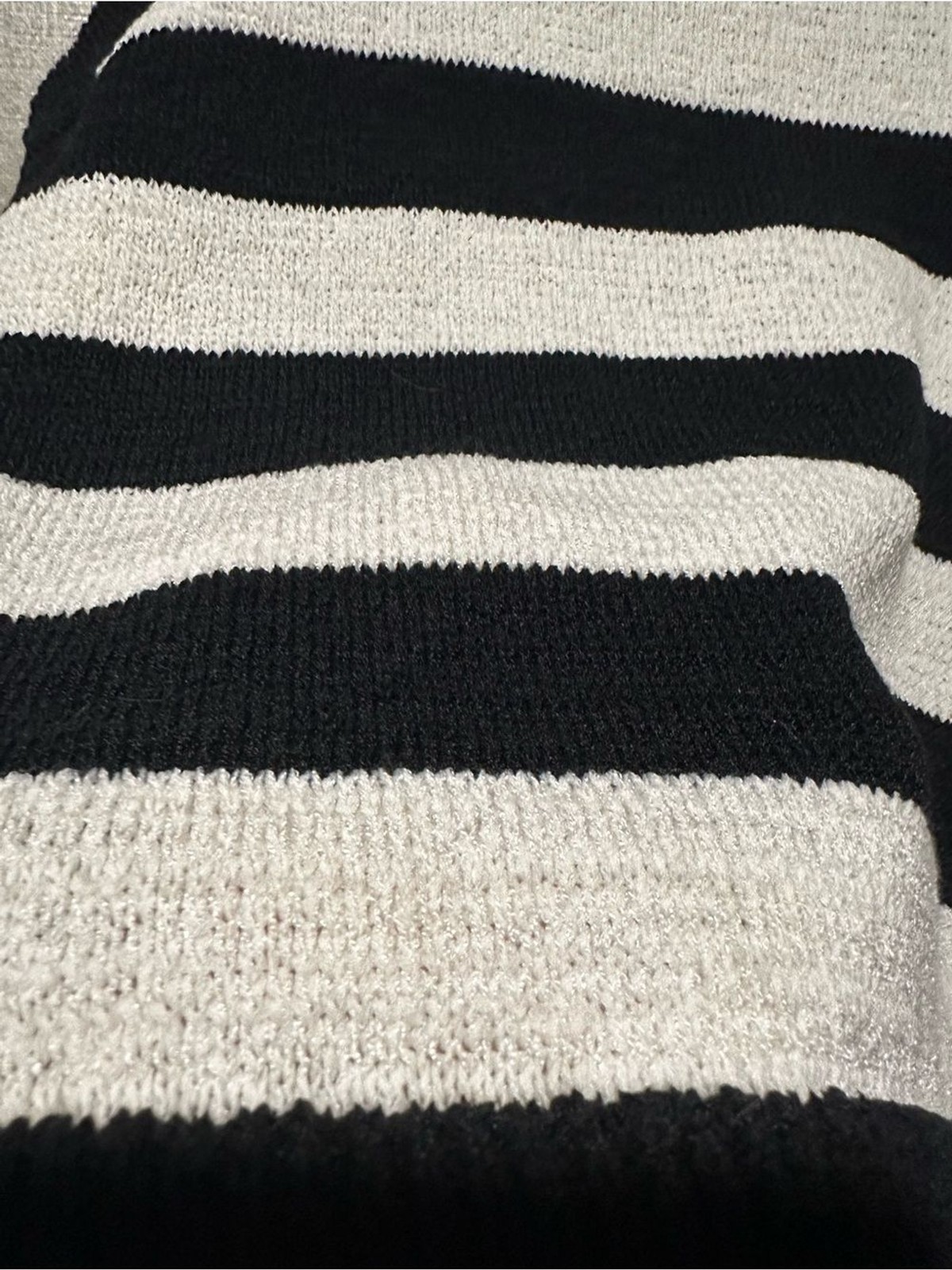 Gianni Bini striped knit turtleneck sweater vest