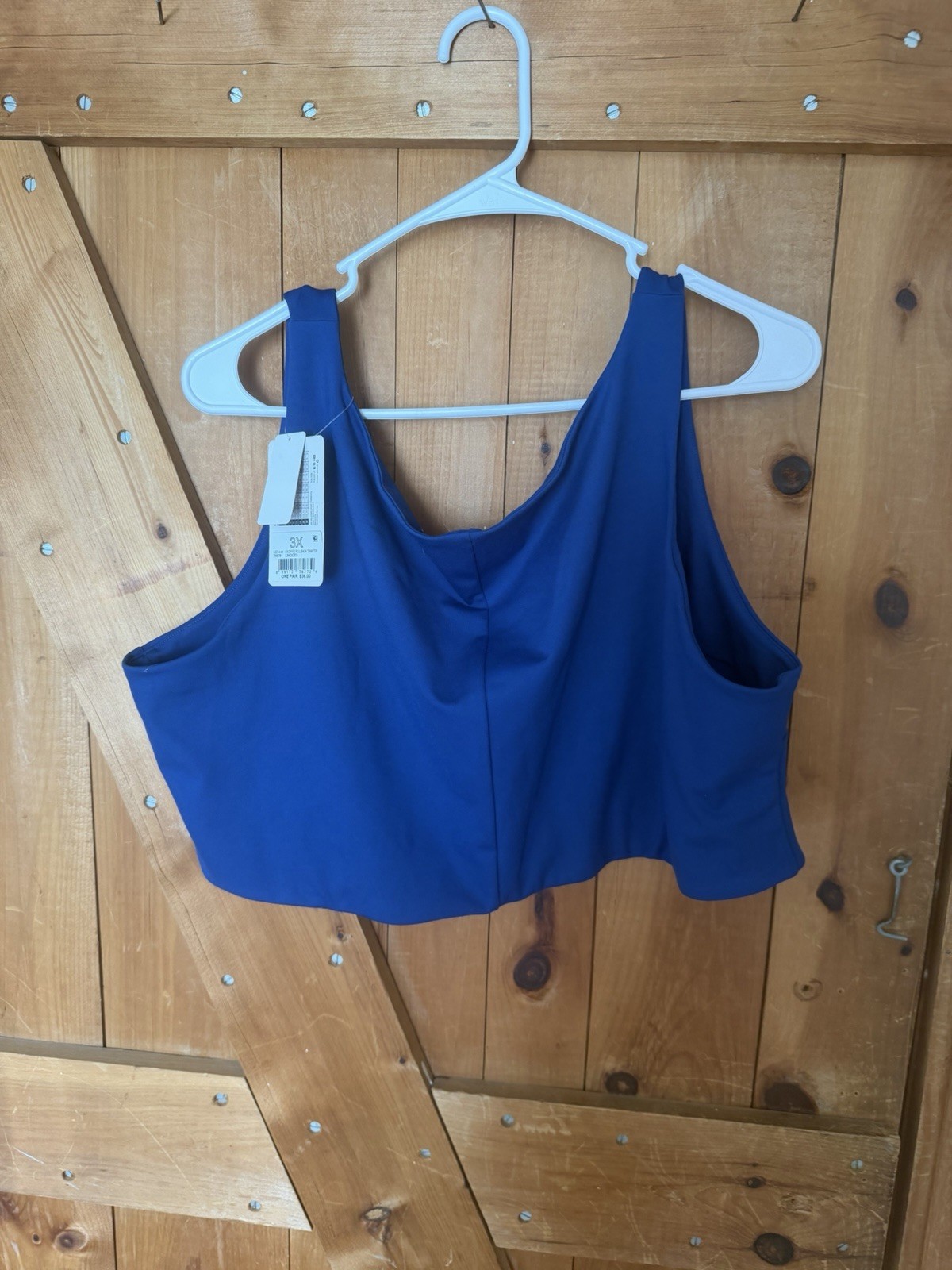 Hue Cropped Full Back Tank Top 3x