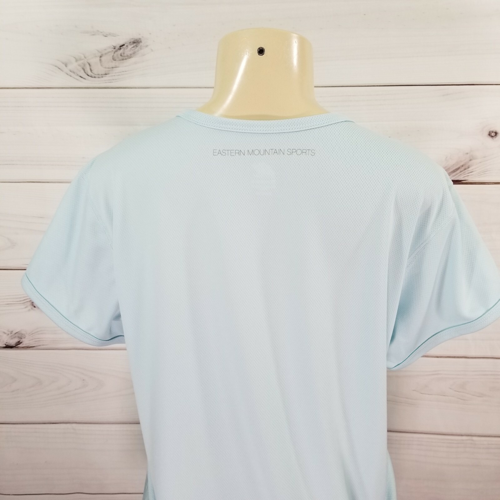 Eastern Mountain Sports Techwick Hiking Shirt Womens Size XL Green.