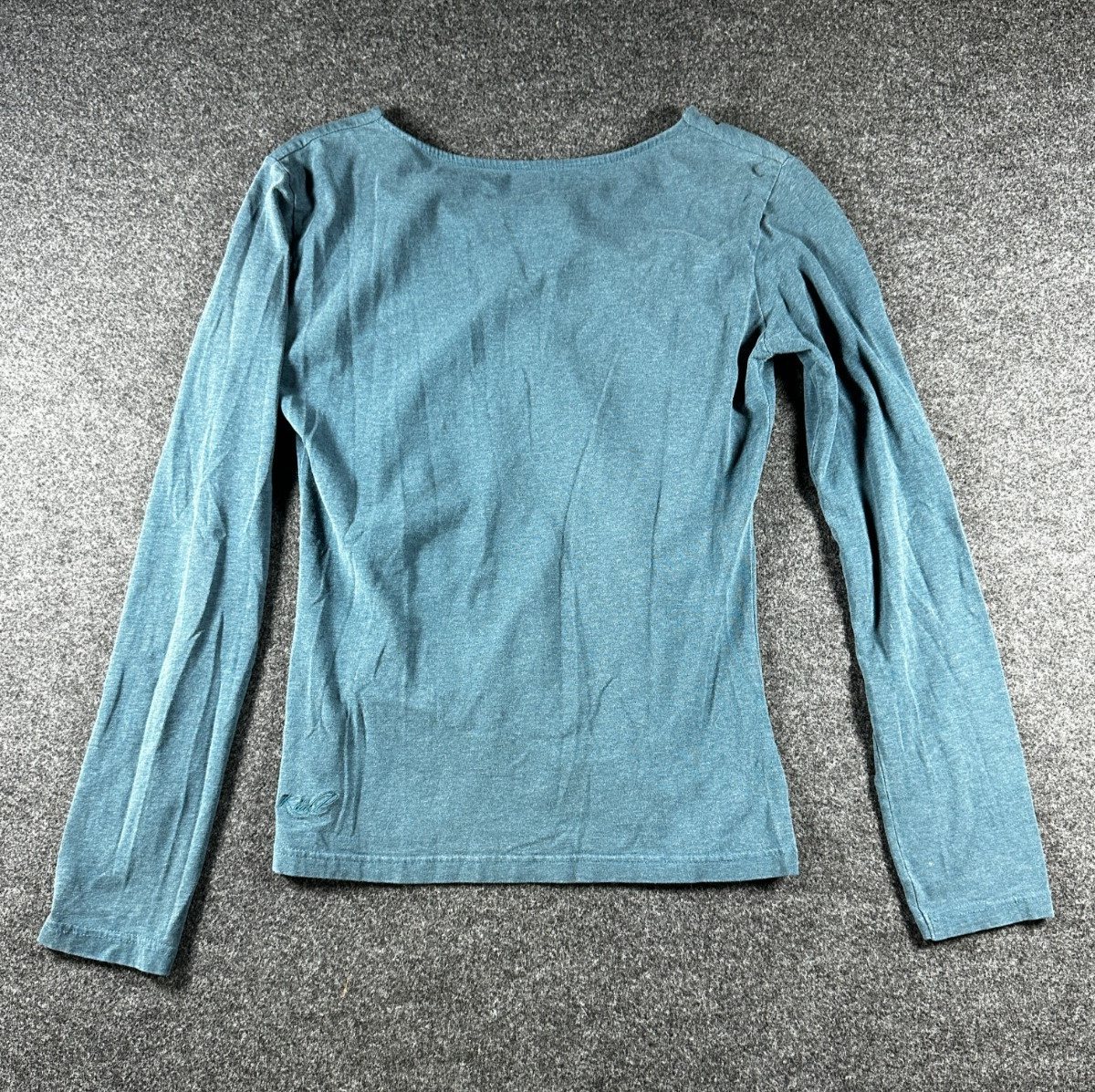 Kuhl Gorpcore Faux Wrap Top Women Sz Med Athleisure Outdoor Chic Organic Cotton