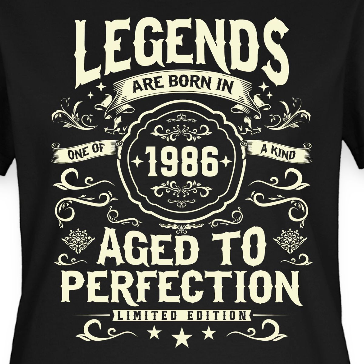 1986 Legends Vintage 40th Birthday Women’s T-Shirt