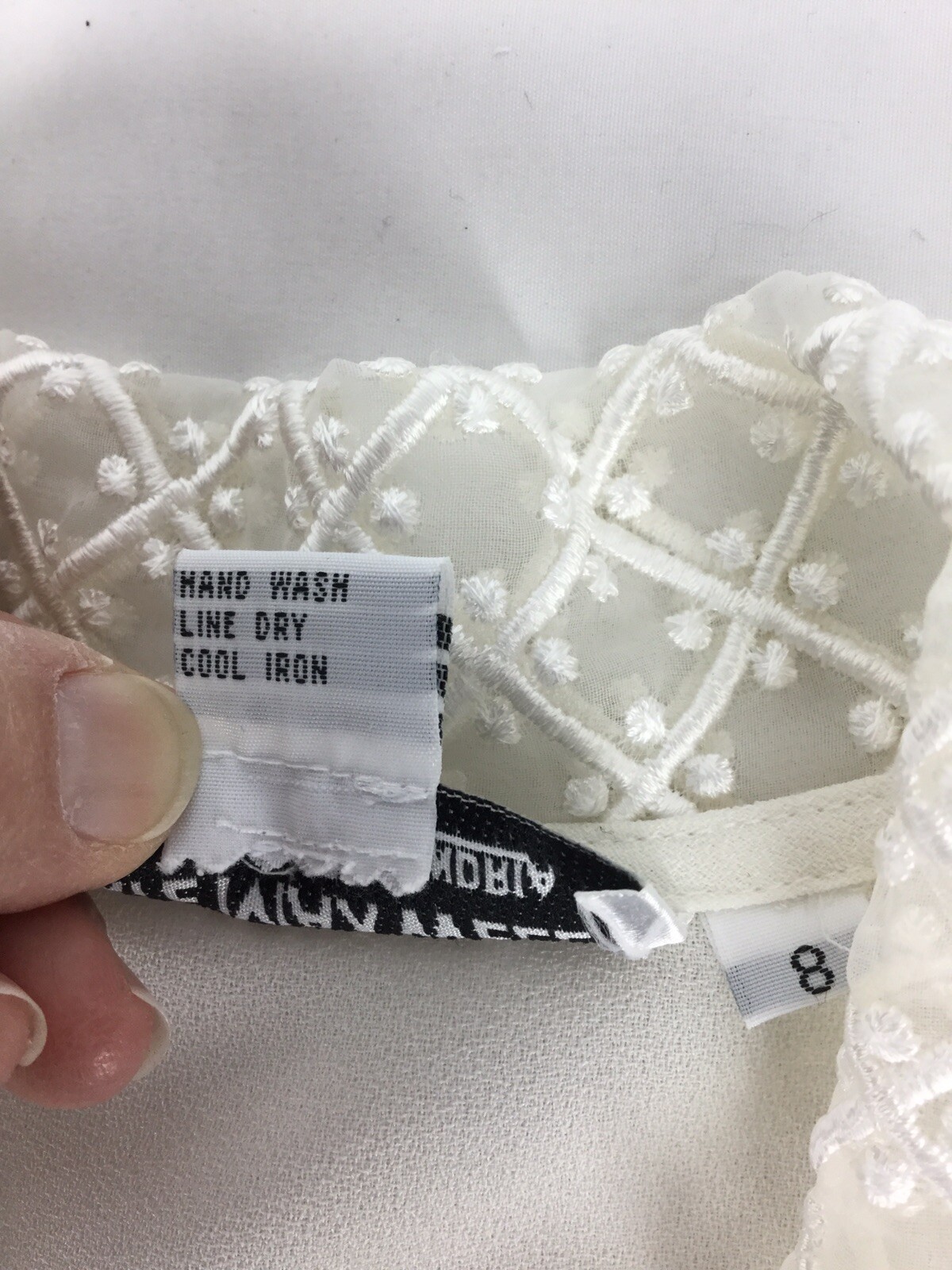 Kate Maxwell By Alexandria Ivory Top Womens Size 8 200302FFB/WHB